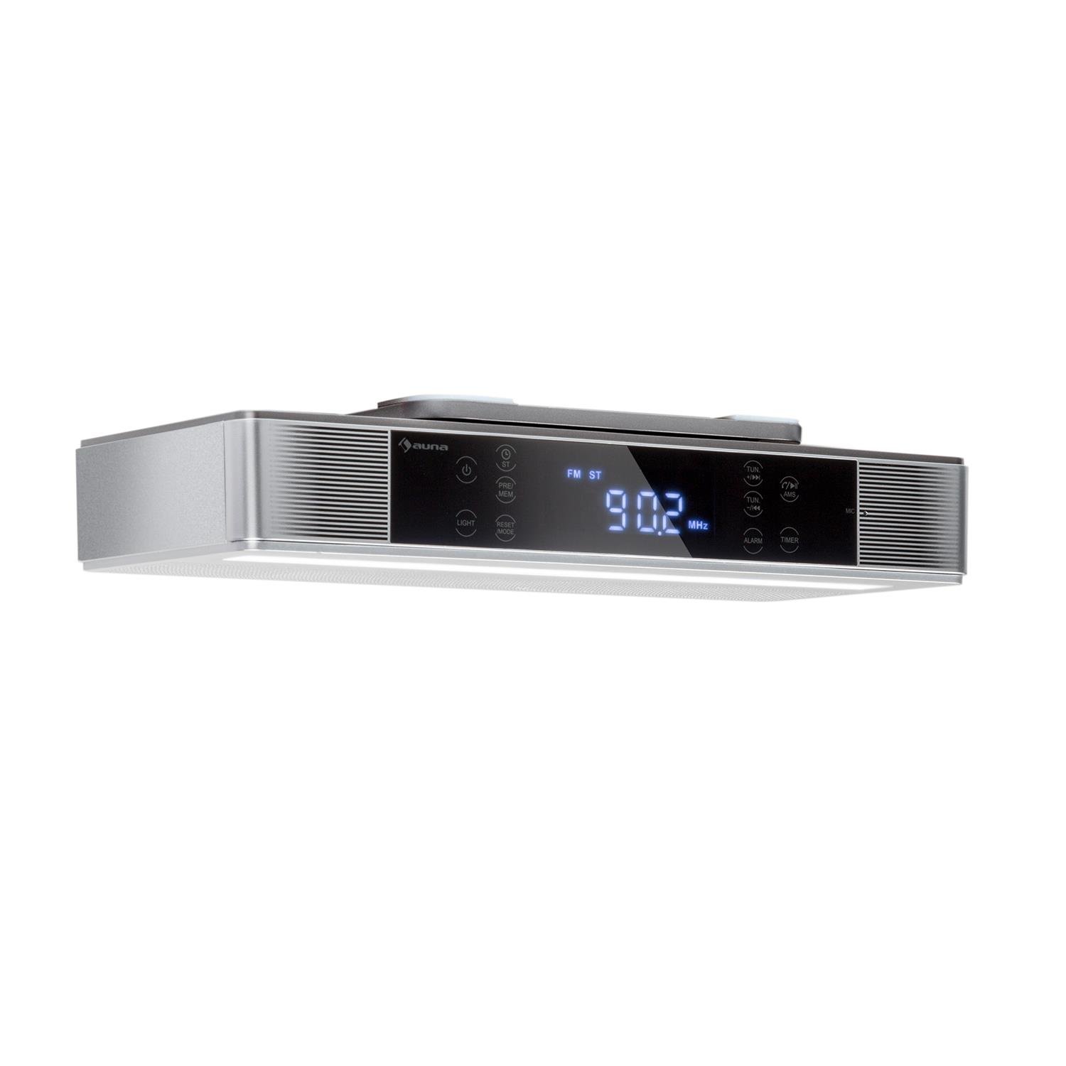 auna-kr-140-k-chen-unterbauradio-mit-bluetooth-silber image 1