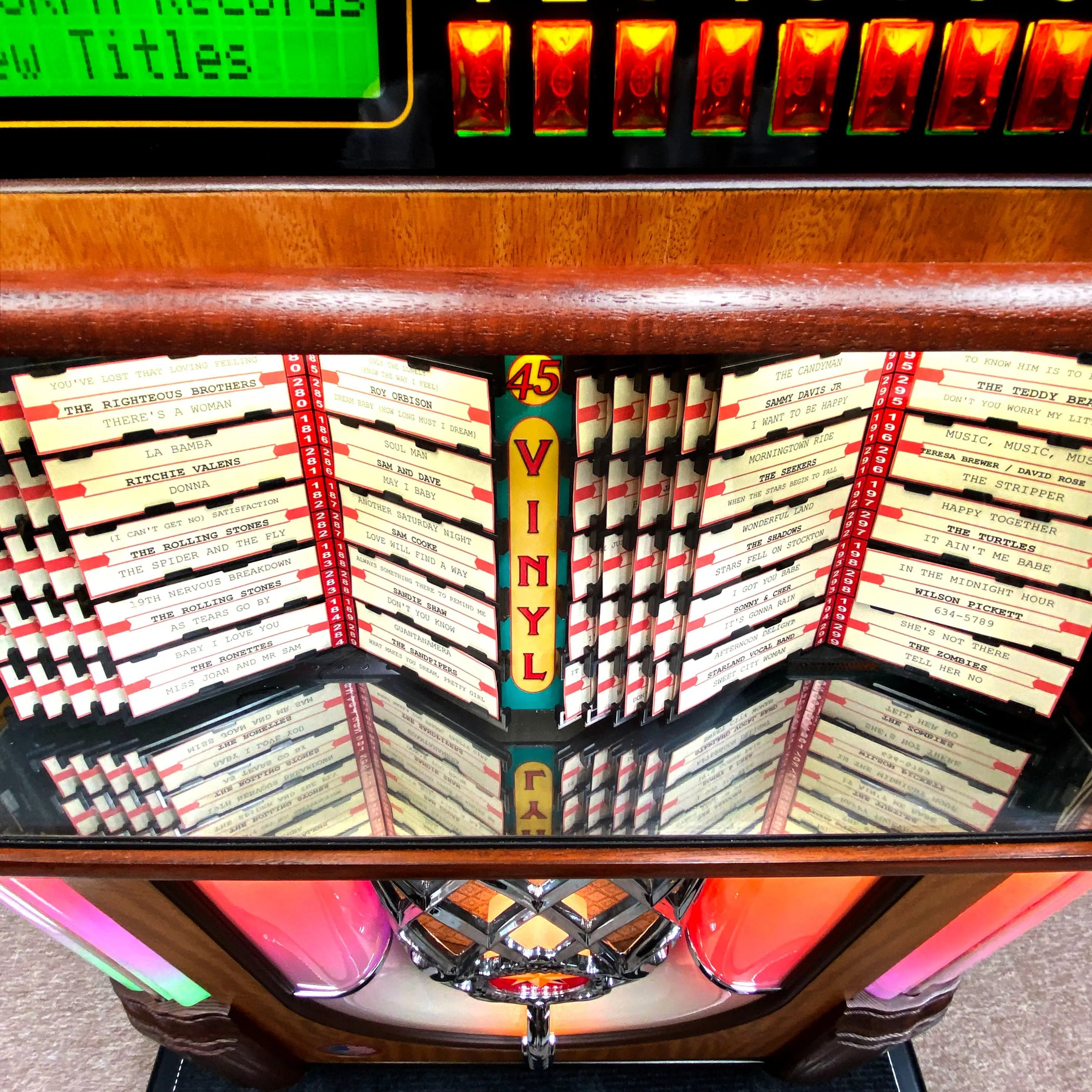 rock-ola-bubbler-vinyl-45-jukebox-walnuss-200-titel-bluetooth image 4