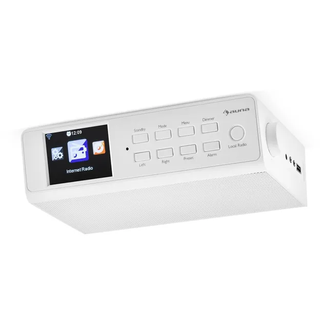 auna-kr-190-k-chenradio-unterbau-internetradio-wifi-wei image 1