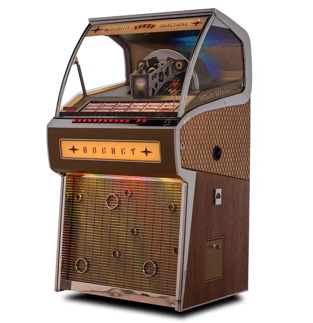 sound-leisure-rocket-vinyl-jukebox-50s-stil-vinyl-musikbox image 1