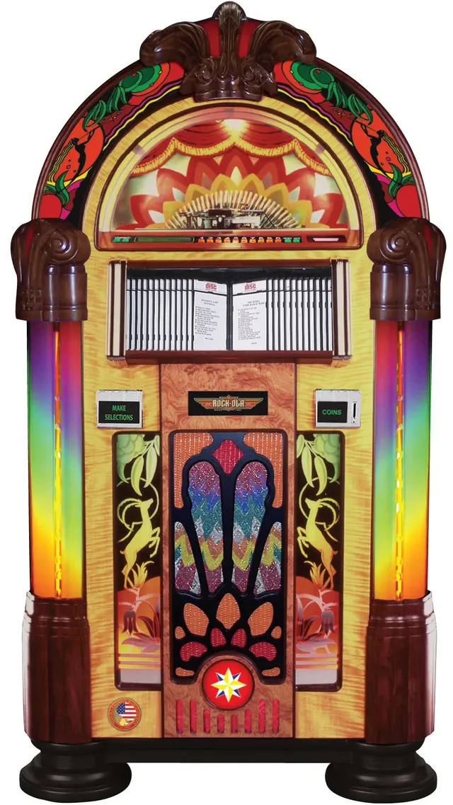 rock-ola-bubbler-gazelle-cd-jukebox-5-1-musikbox image 1