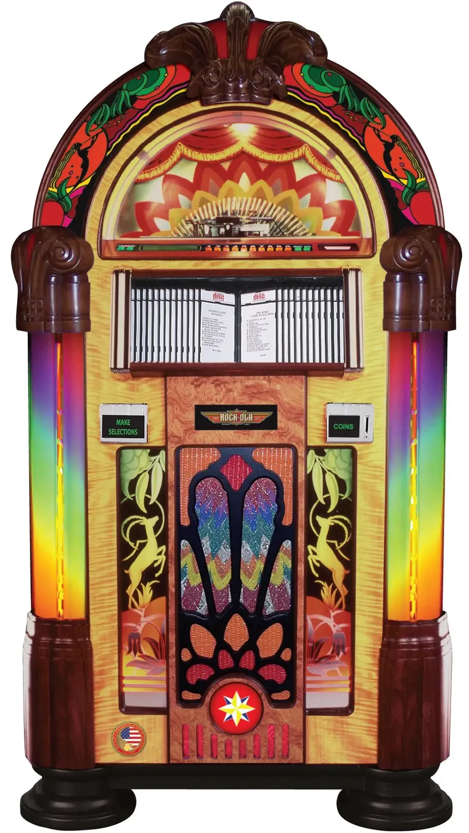 rock-ola-bubbler-gazelle-cd-jukebox-5-1-musikbox image 1