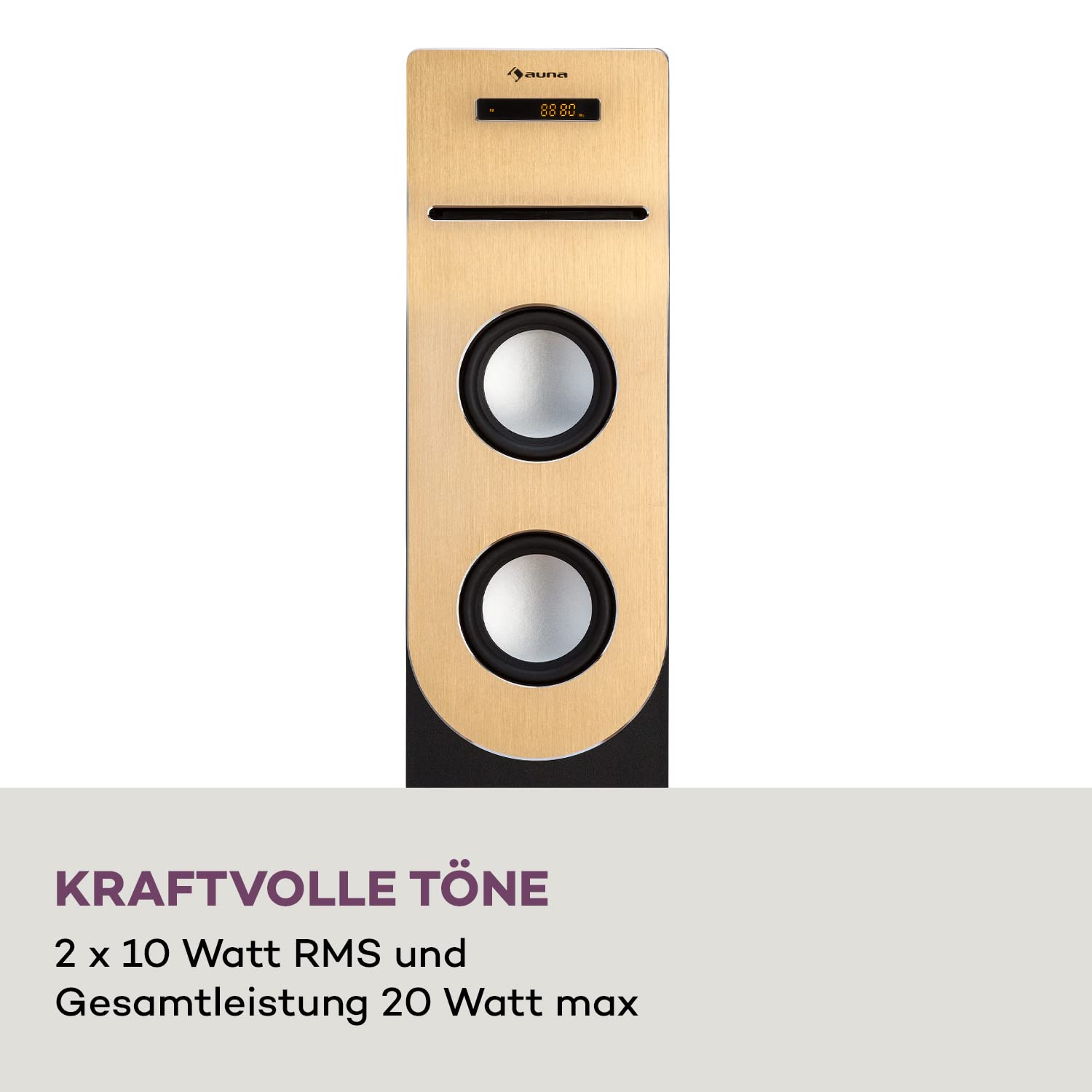 auna-sound-tower-standlautsprecher-mit-cd-fm-radio-bluetooth-turm image 6