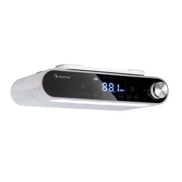 auna-kr-130-k-chenradio-unterbau-radio-mit-bluetooth-und-led-leuchte-wei image 1