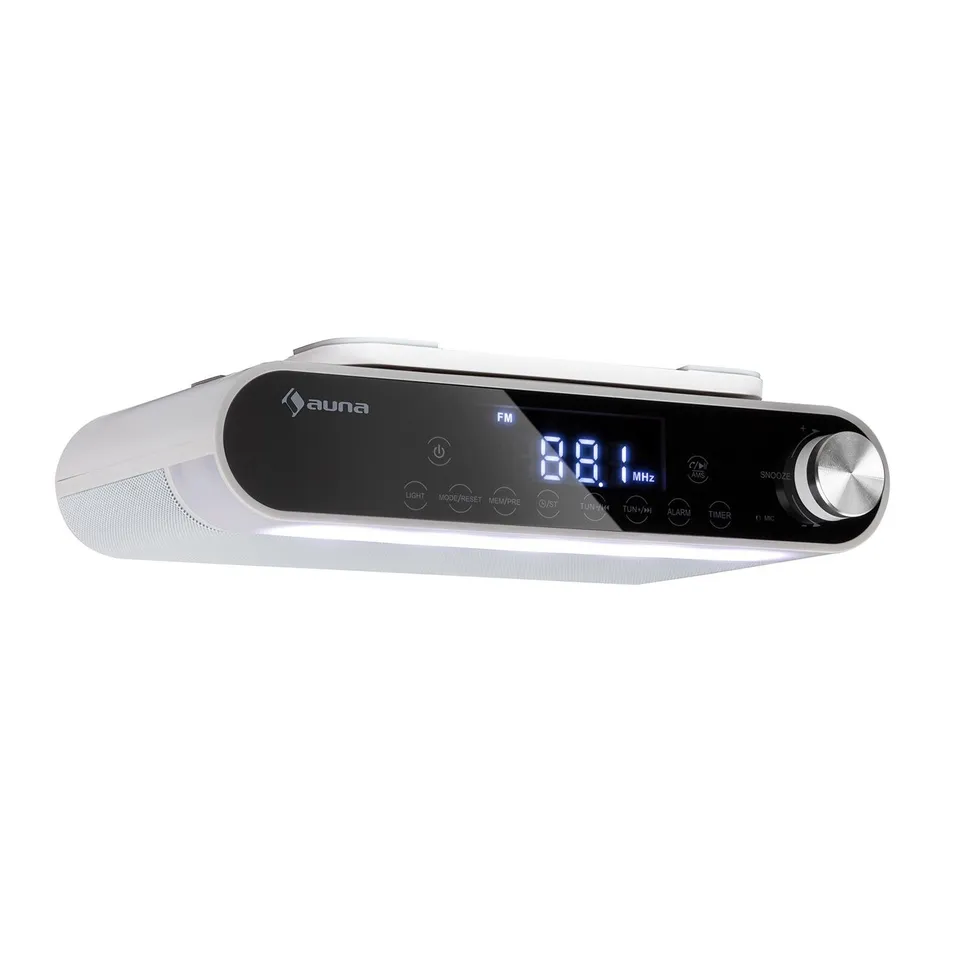 auna-kr-130-k-chenradio-unterbau-radio-mit-bluetooth-und-led-leuchte-wei image 1