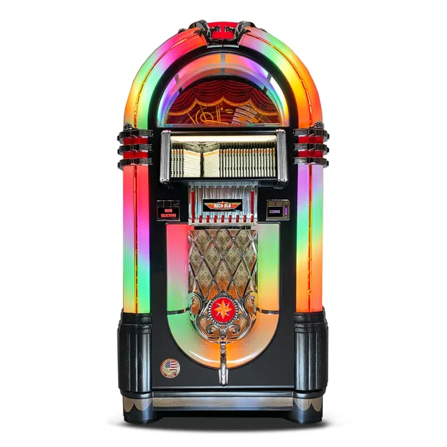 rock-ola-bubbler-cd-8-jukebox-schwarz-cd-musikbox-mit-bluetooth image 1