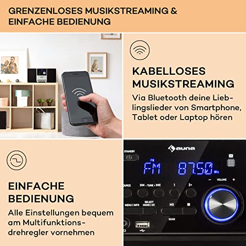auna-stereoanlage-kompaktanlage-mit-cd-player-bluetooth-fm-dab-dab-2-lautspreche-2 image 5