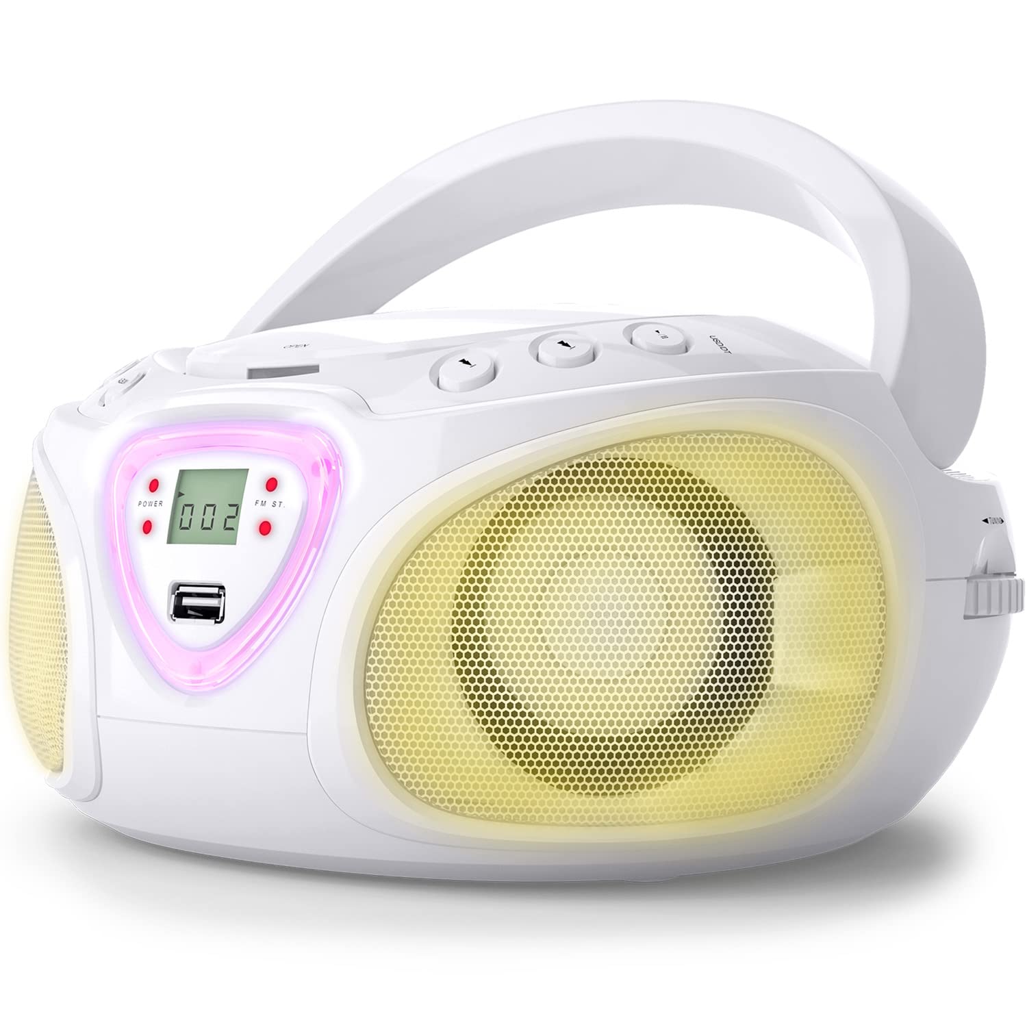 auna-roadie-ghettoblaster-stereoanlage-mit-bluetooth-cd-und-usb-wei image 1
