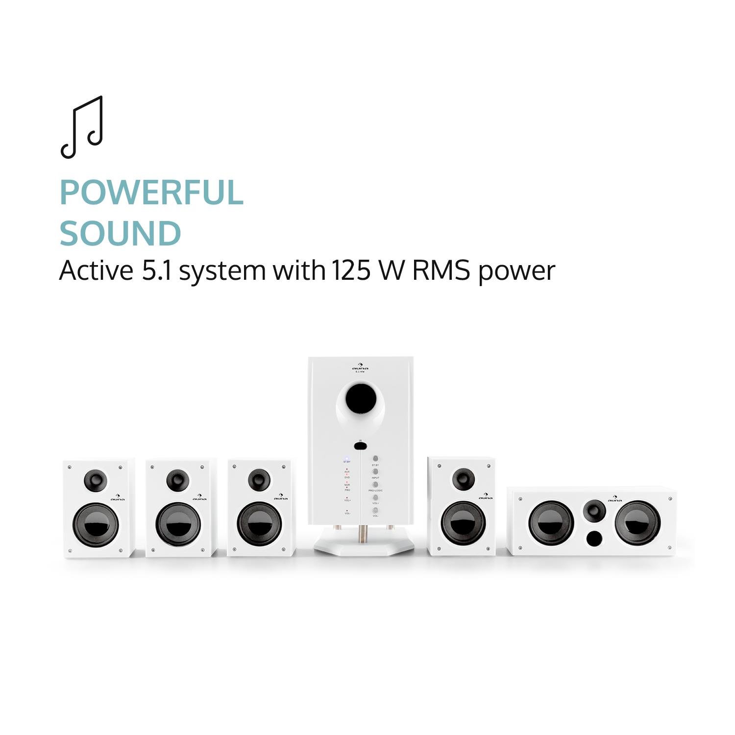 auna-areal-525-5-1-heimkino-soundsystem-mit-subwoofer-125-watt-wei image 4