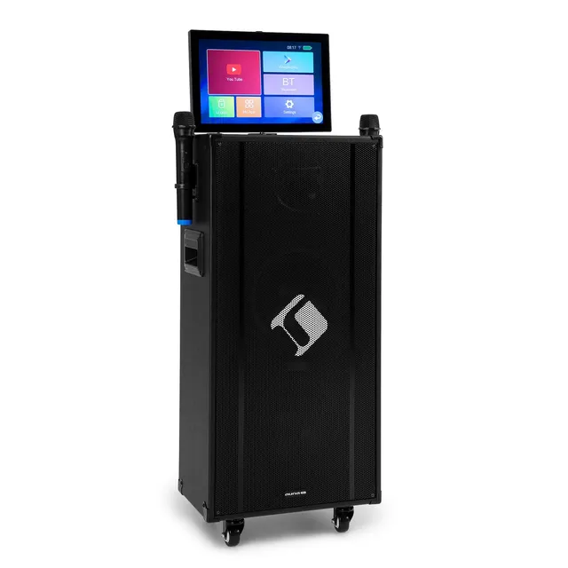 auna-pa-karaoke-maschine-mit-2-mikrofonen-12-1-cm-display-wifi-und-bluetooth-2 image 1