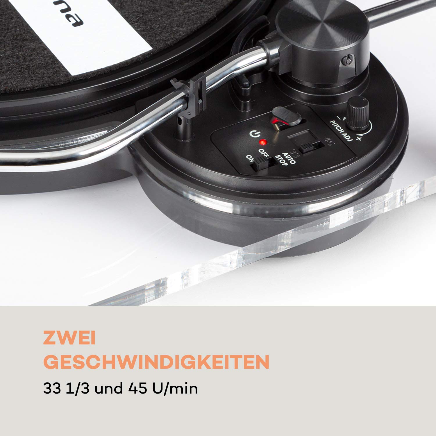 auna-pureness-plattenspieler-mit-acrylglas-chassis-riemenantrieb-und-usb-transpa image 6