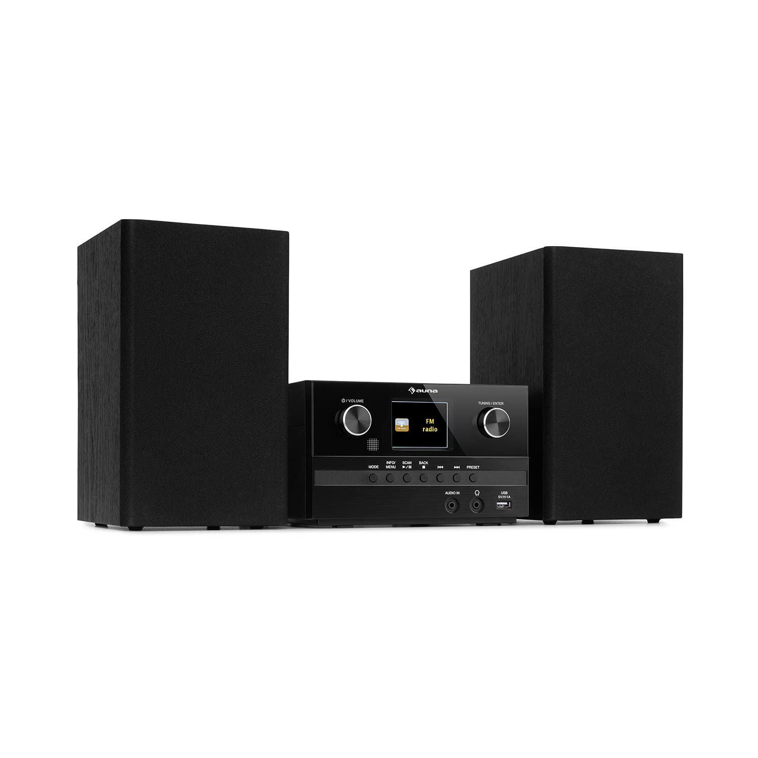 auna-dab-2-cd-internetradio-hifi-anlage-mit-bluetooth-und-cd image 1