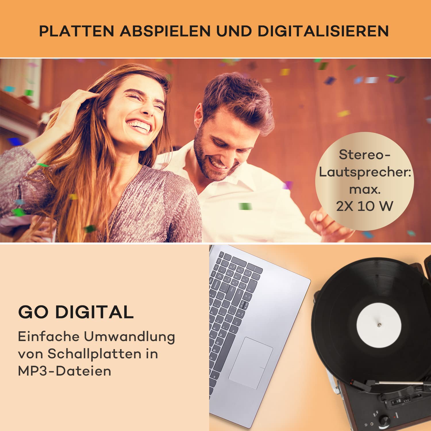 auna-plattenspieler-im-retro-design-mit-lautsprecher-usb-3-geschwindigkeiten-33- image 3