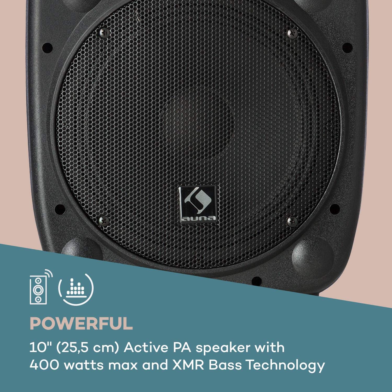 auna-streetstar-mobile-pa-anlage-schwarz-bluetooth-akku-400-w-15-subwoofer image 5