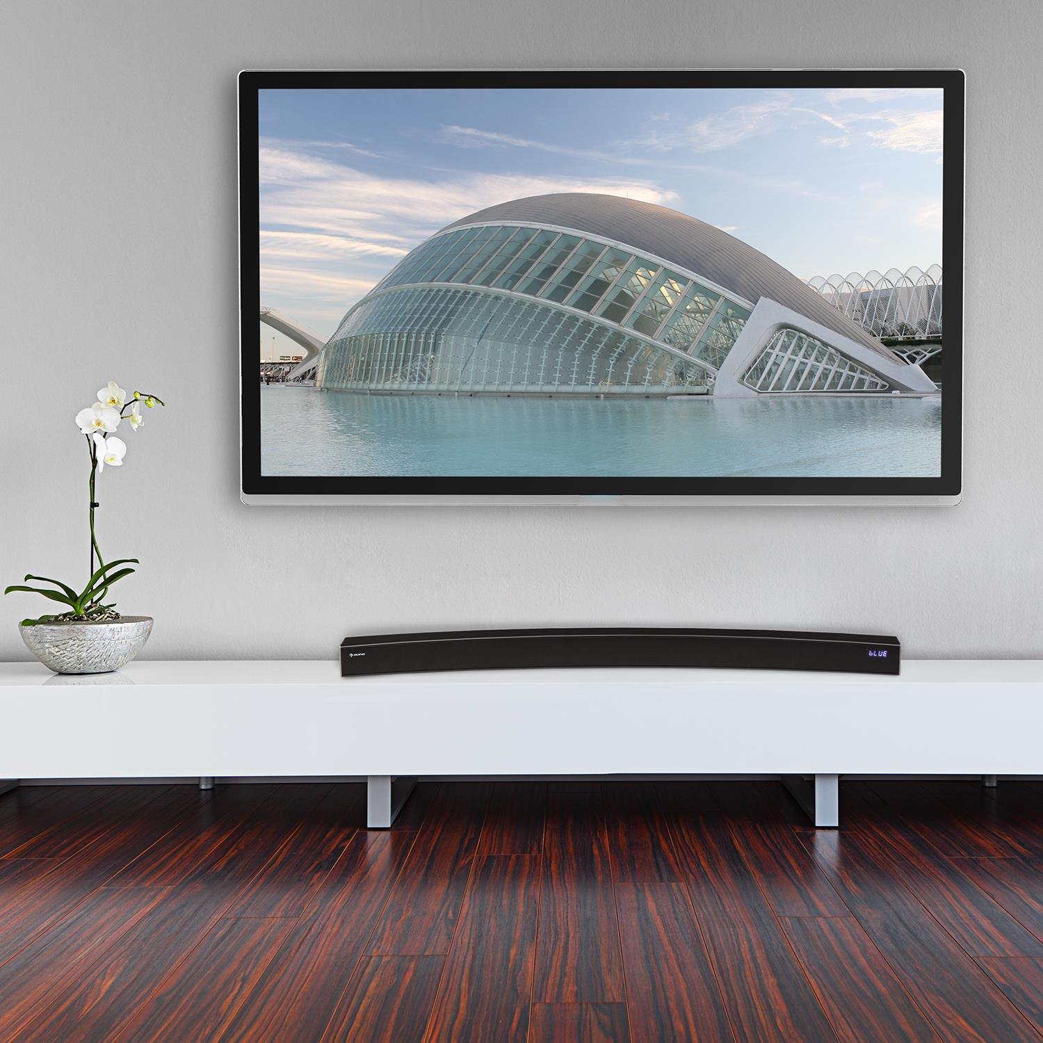 auna-areal-bar-330-curved-soundbar-bluetooth-tv-soundbar-40-watt-rms-schwarz image 2
