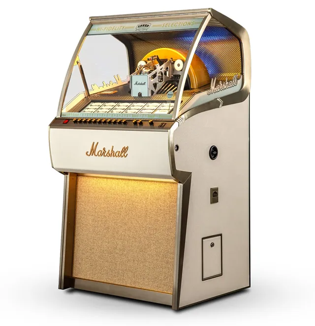 sound-leisure-marshall-rocket-vinyl-jukebox-cream image 1