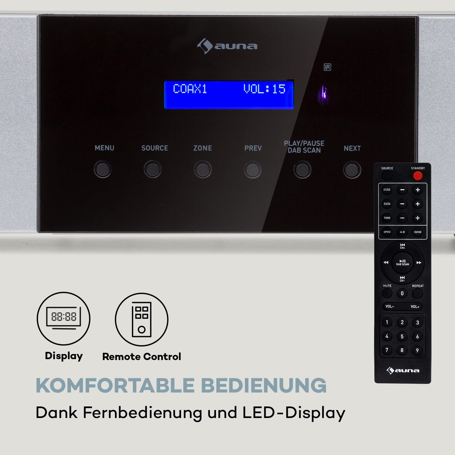 auna-amp-4000-dab-hifi-stereo-verst-rker-mit-dab-und-bluetooth-schwarz-wei image 5