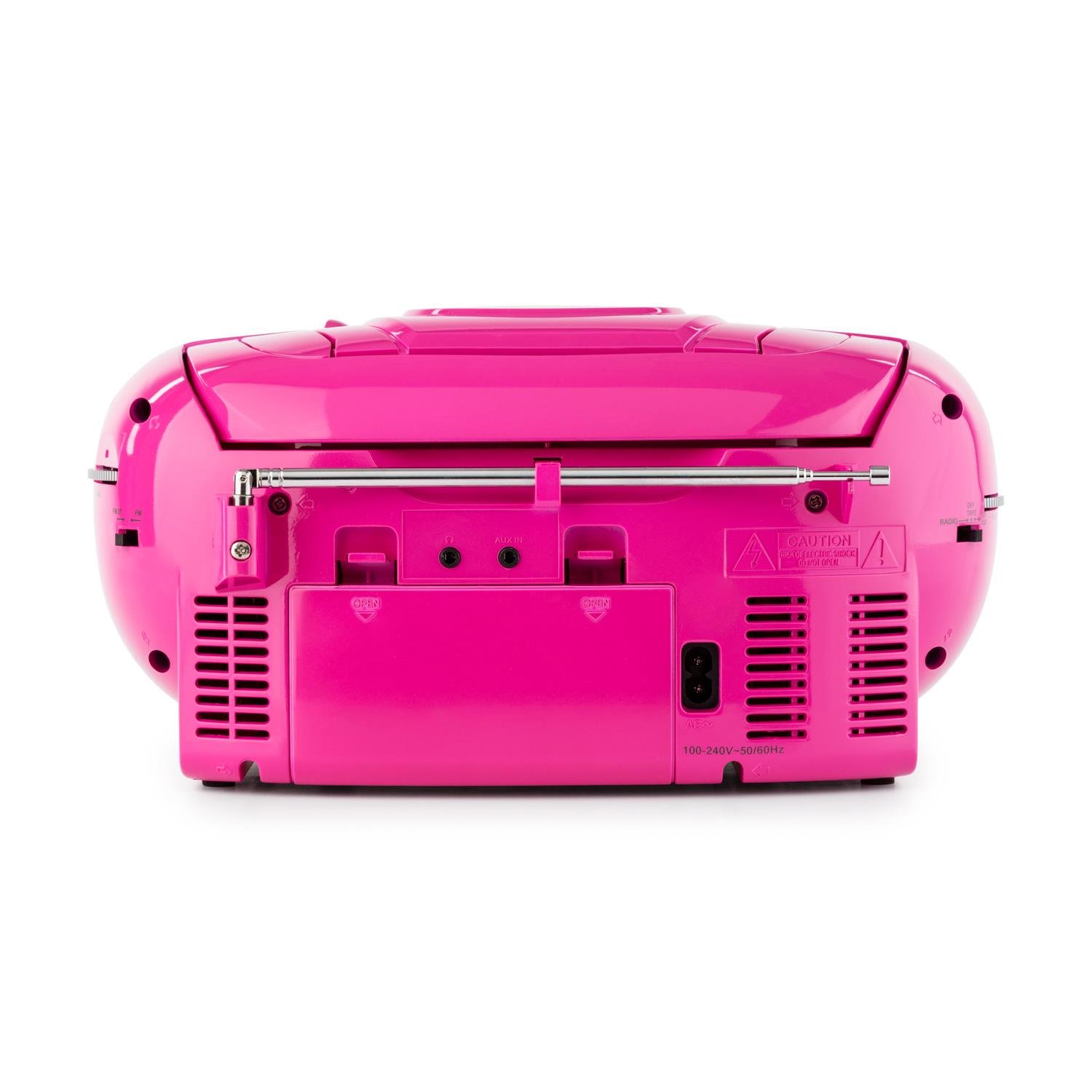 auna-boomgirl-ghettoblaster-mit-kassette-ukw-usb-und-stereo-lautsprecher-pink image 5