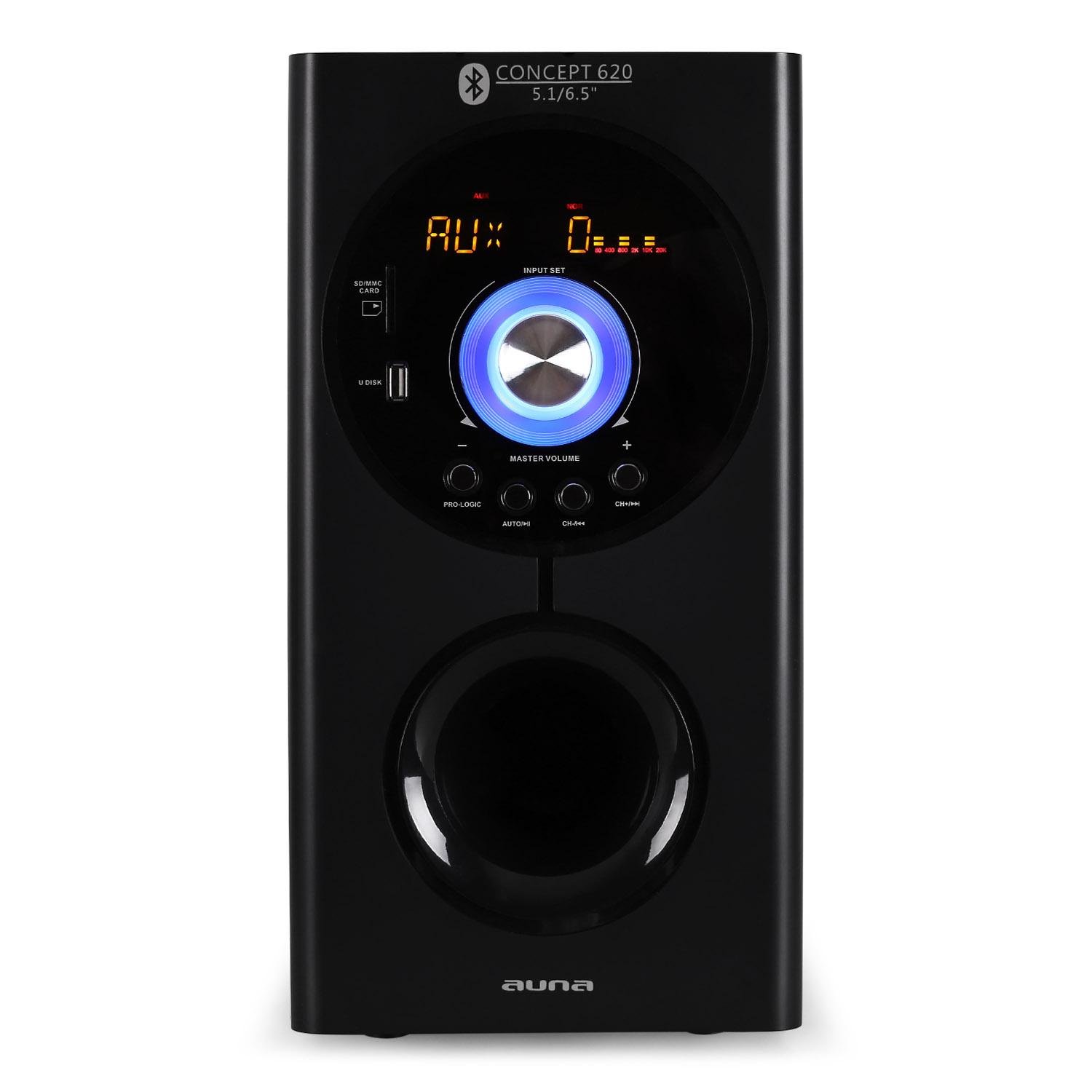 auna-concept-5-1-soundsystem-heimkino-95w-mit-bluetooth-usb-und-sd-schwarz image 4