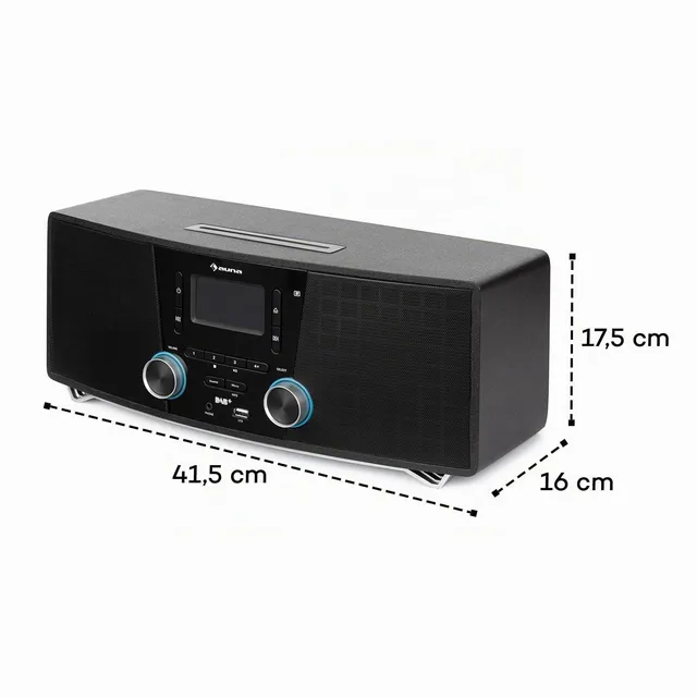 auna-stockton-micro-stereoanlage-dab-mit-cd-bluetooth-und-usb-schwarz image 1