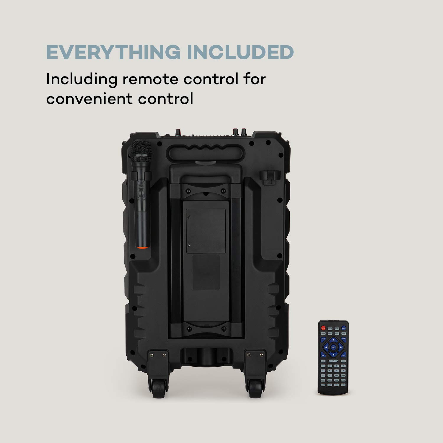 auna-centerstage-8-mobile-karaoke-anlage-bluetooth-lautsprecher-mit-14-1-display image 6