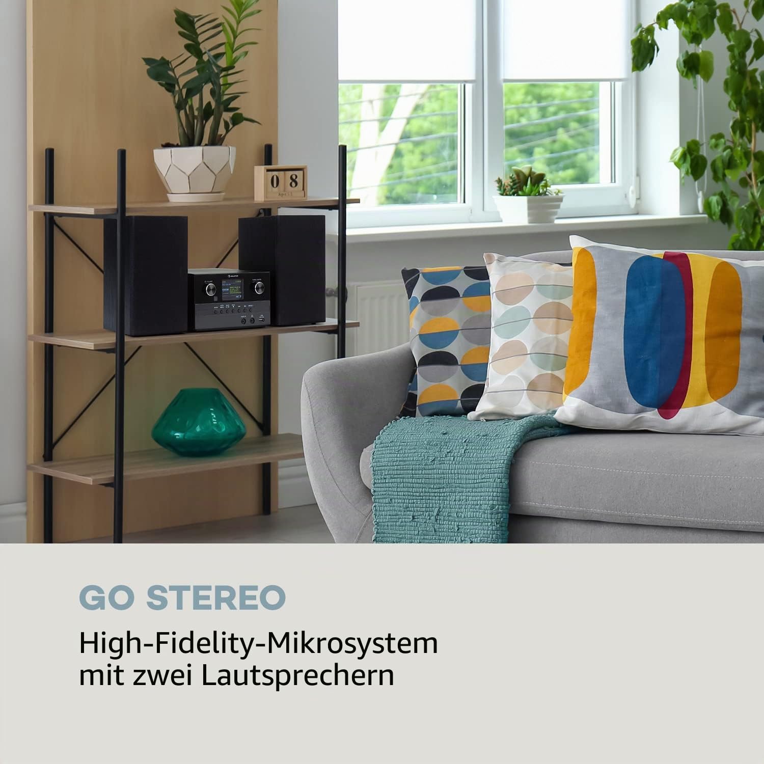 auna-dab-2-cd-internetradio-hifi-anlage-mit-bluetooth-und-cd image 2