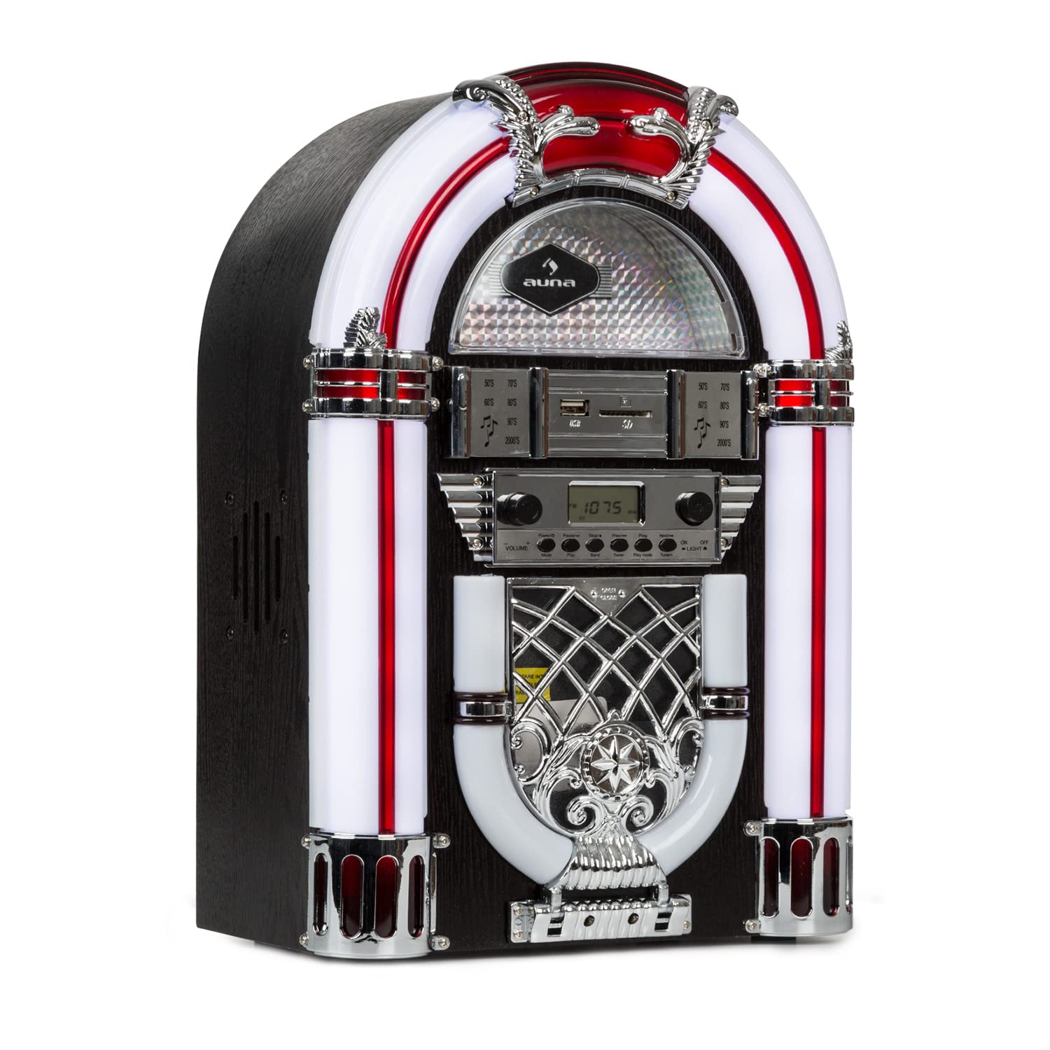 auna-arizona-jukebox-mini-retro-musikbox-mit-cd-rot image 1