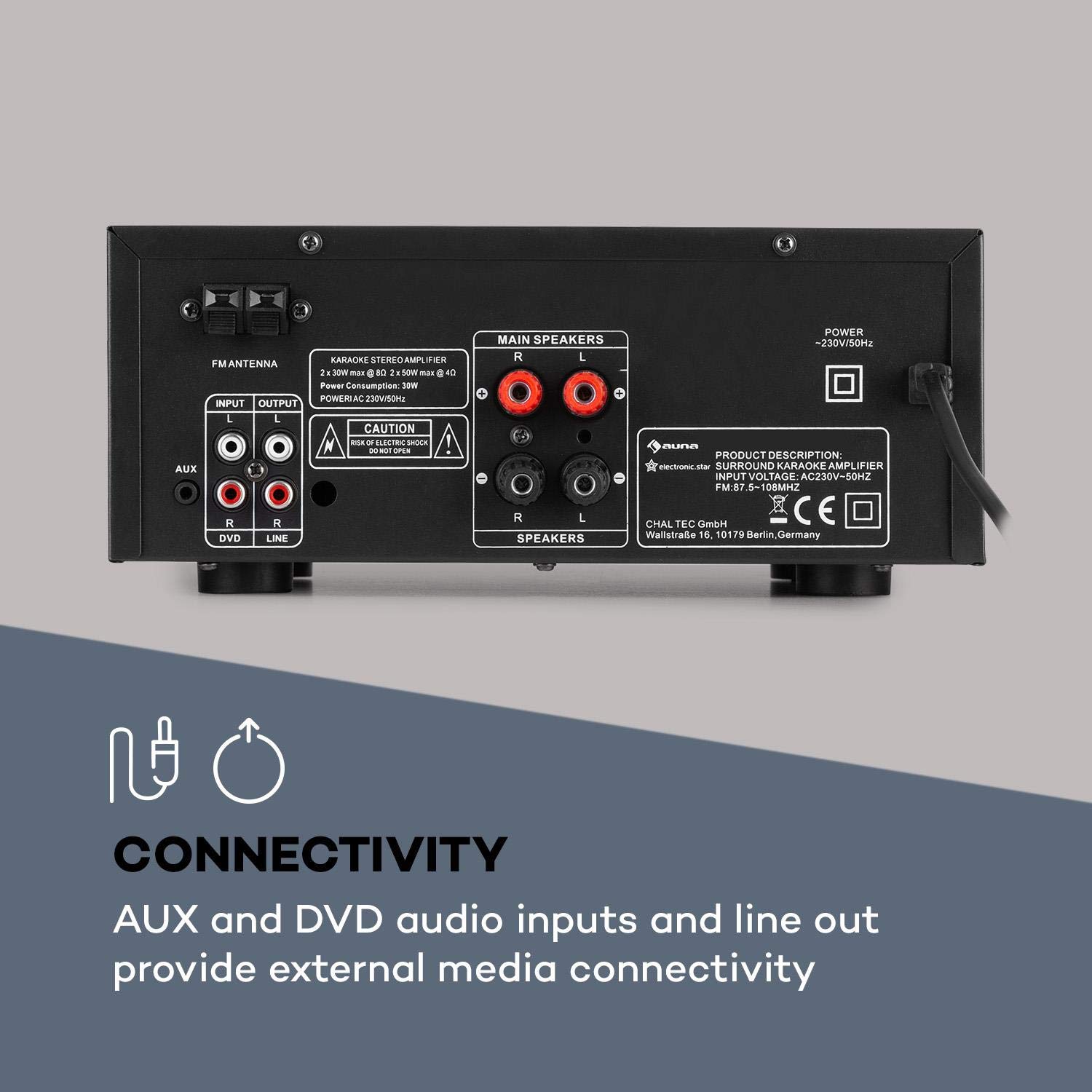 auna-amp-2-bt-hifi-verst-rker-2x50w-rms-bluetooth-usb-schwarz image 8