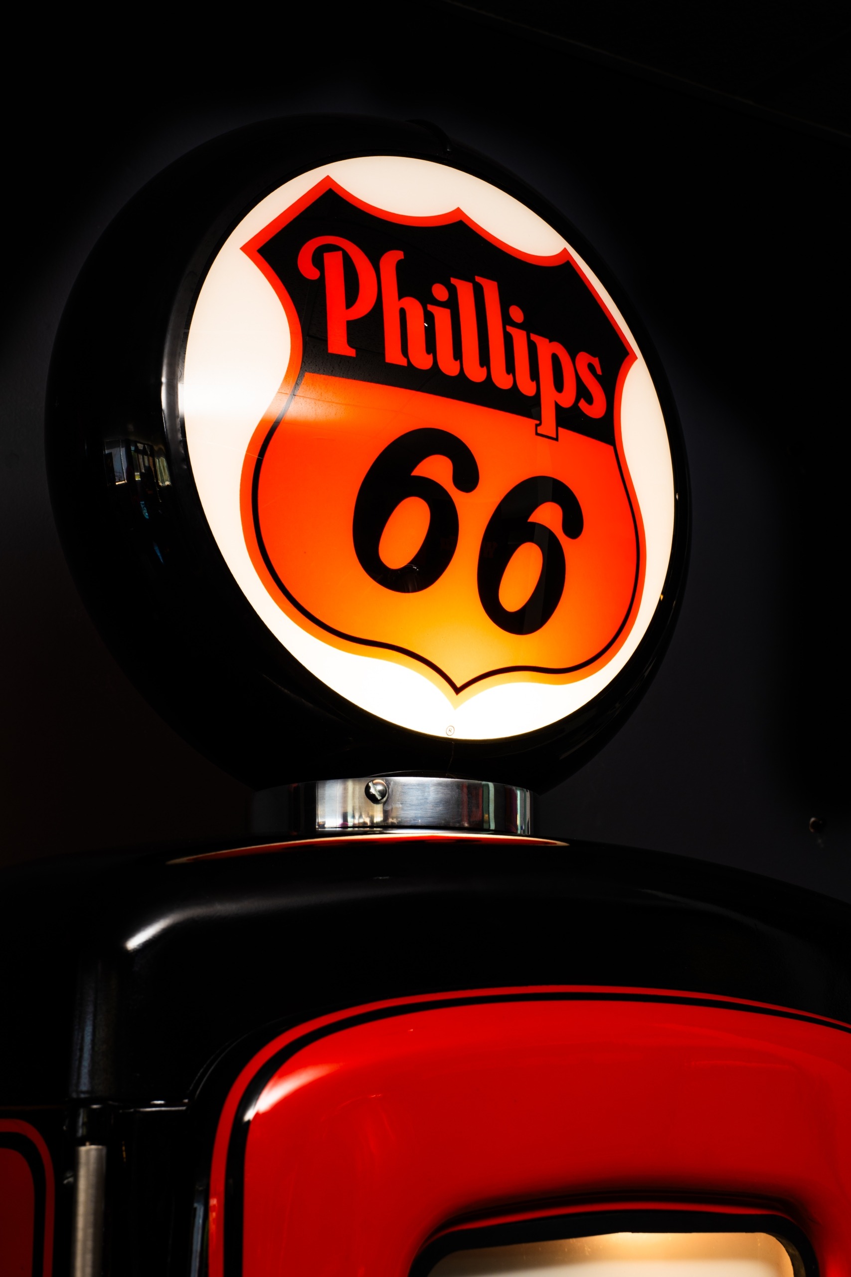 sound-leisure-phillips-66-vintage-petrol-pump-zapfs-ule-restauriert image 4