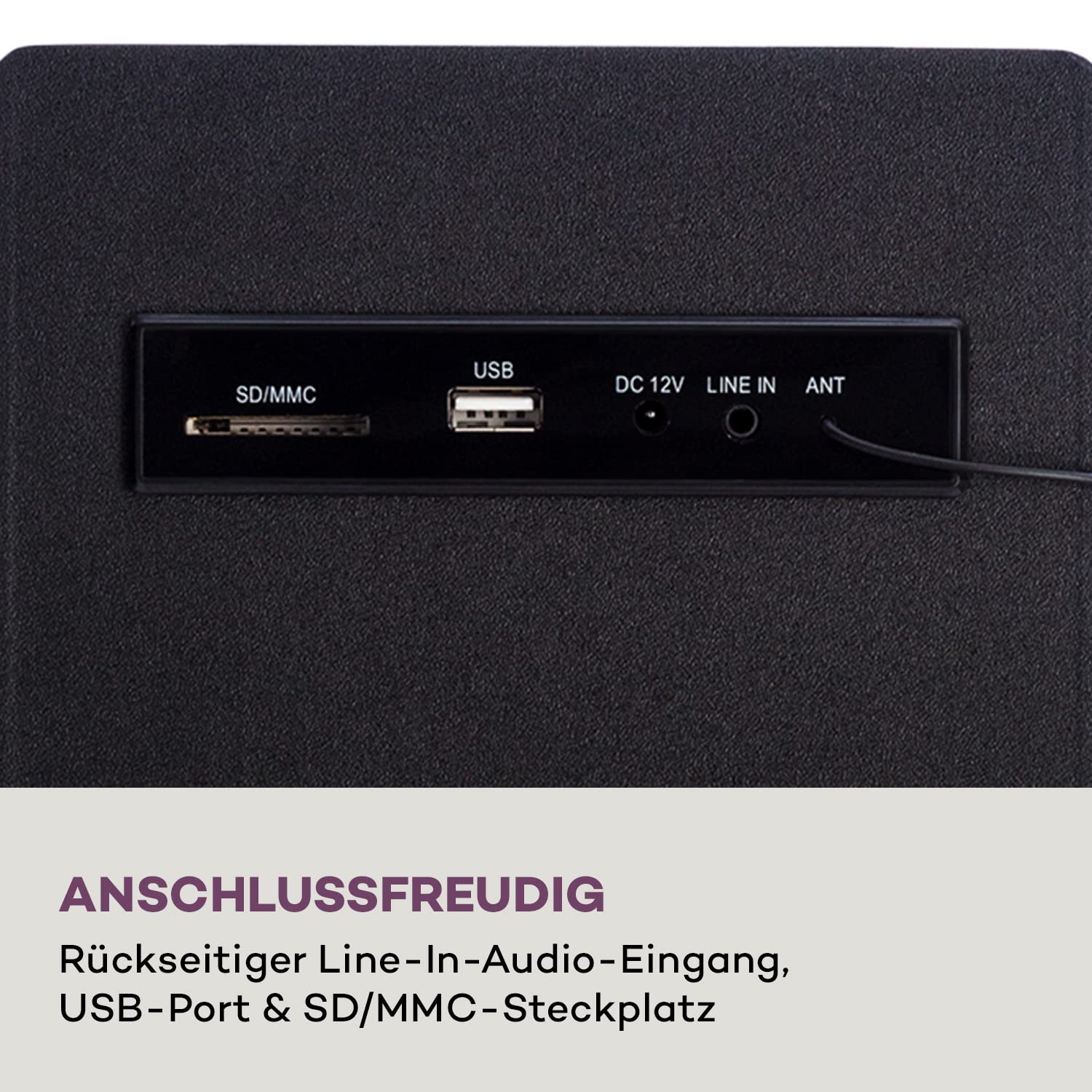 auna-sound-tower-standlautsprecher-mit-cd-fm-radio-bluetooth-turm image 7