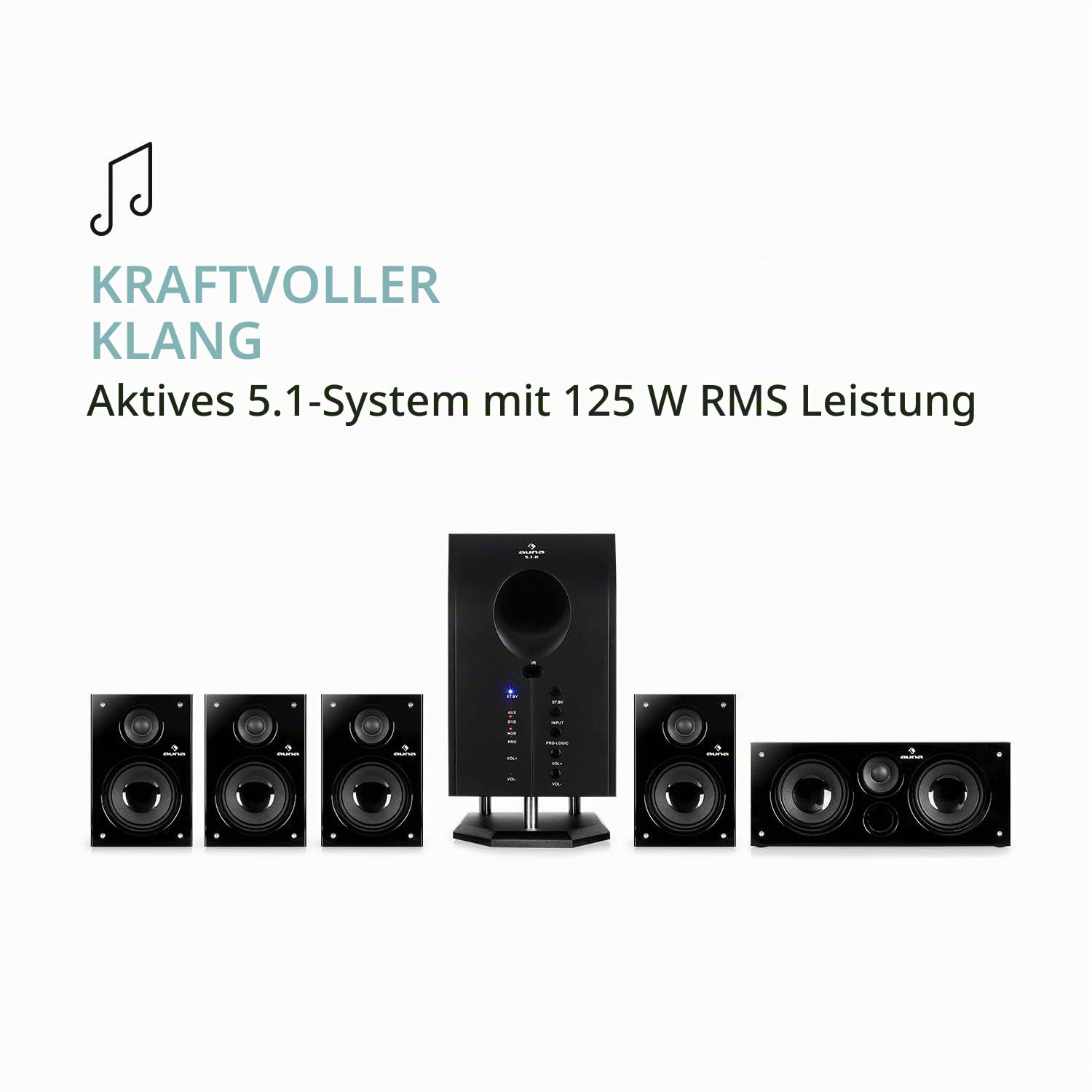 auna-areal-525-5-1-soundsystem-heimkino-125-watt-schwarz image 4
