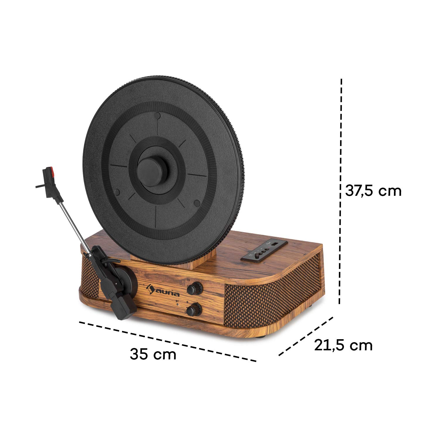 auna-verticalo-retro-plattenspieler-vertikal-bluetooth-usb-holzoptik-36-x-38-x-2 image 8