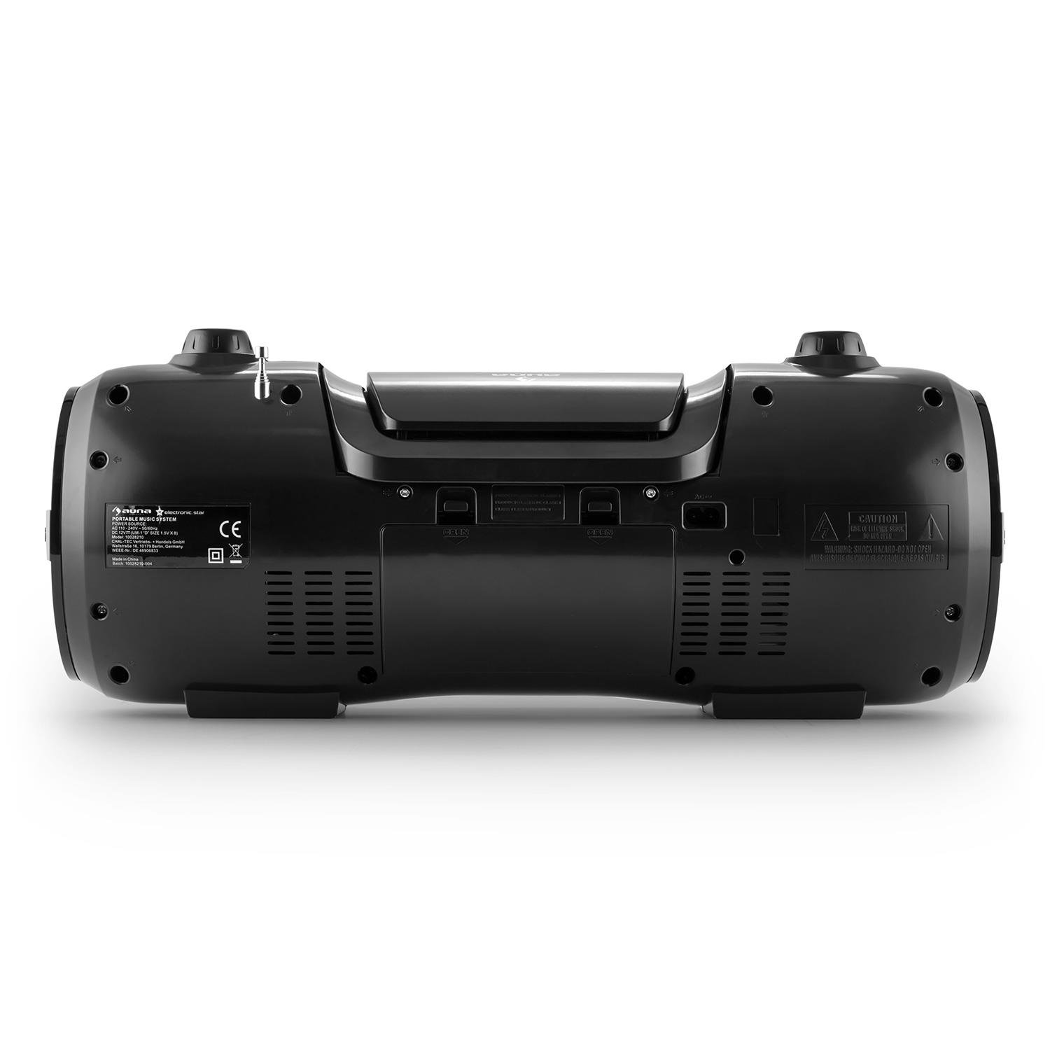 auna-soundblaster-m-mobile-cd-boombox-mit-bluetooth-usb-sd-und-akku-schwarz image 6