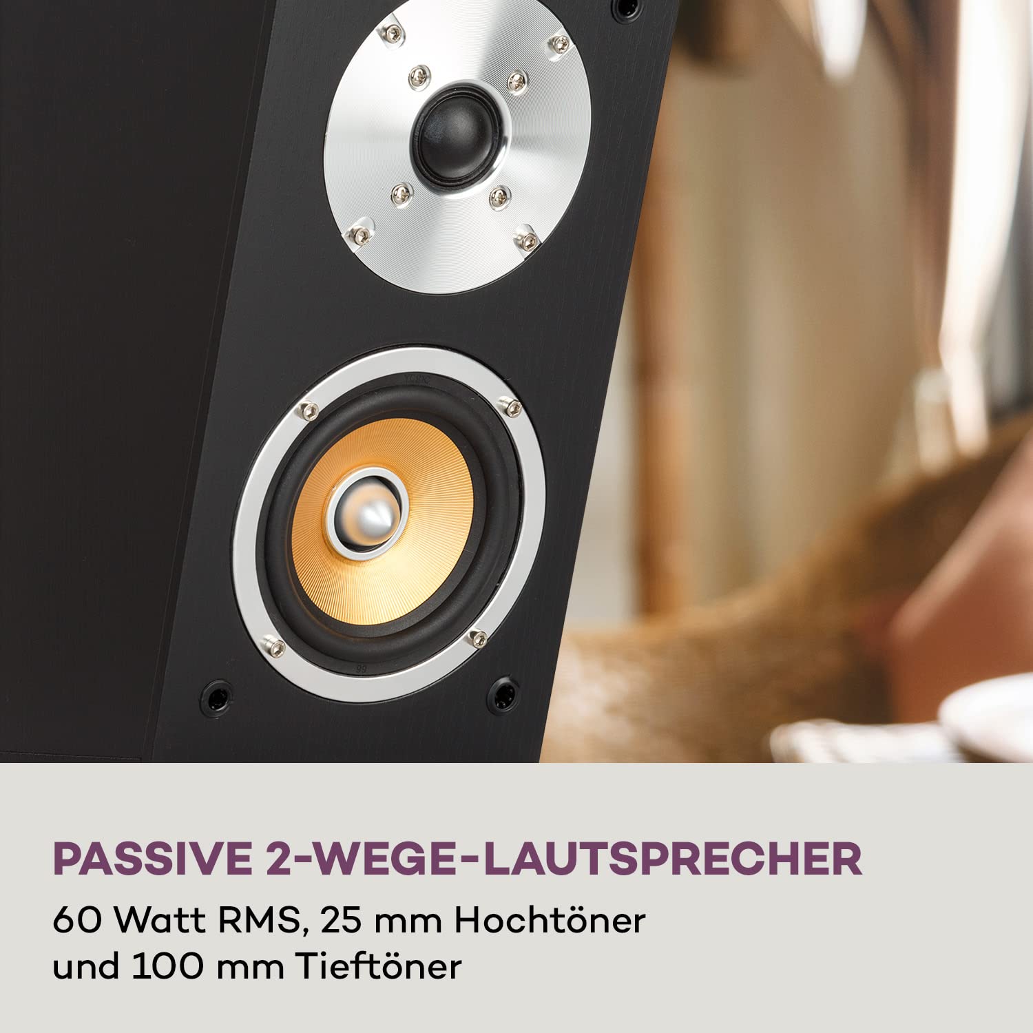 auna-two-hi-fi-lautsprecher-boxen-paar-passiv-100w-mit-60w-rms-subwoofer-wei image 2