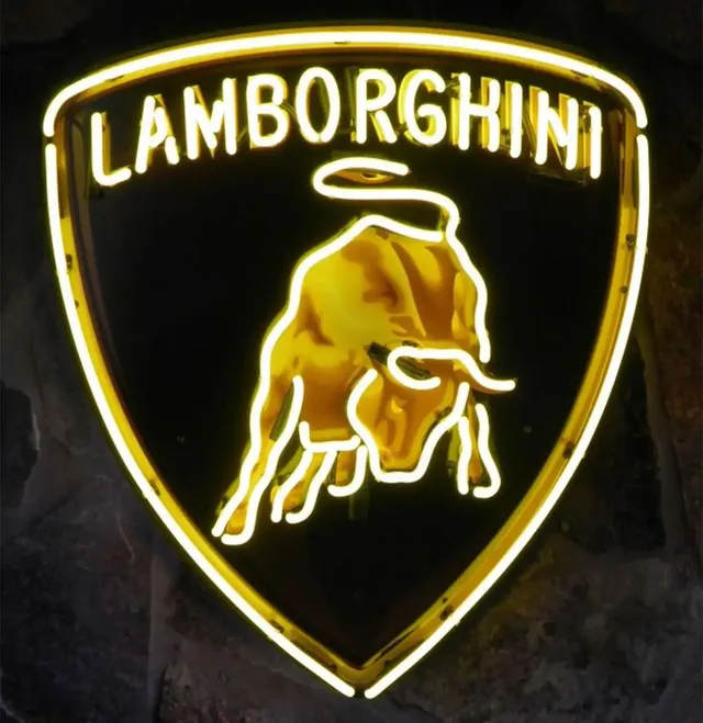 sound-leisure-neon-schild-lamborghini-logo-60-x-66-cm image 1