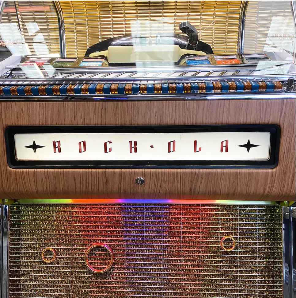 rock-ola-1455-jukebox-baujahr-1957-original-vintage-100-platten-wechsler image 3