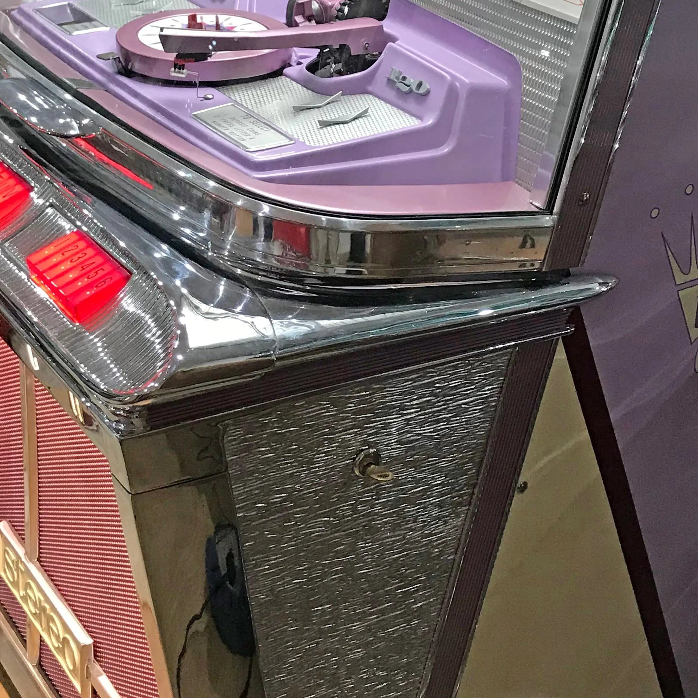 rock-ola-1496-empress-120-original-1962-vintage-vinyl-jukebox-mit-r-hrenverst-rk image 4
