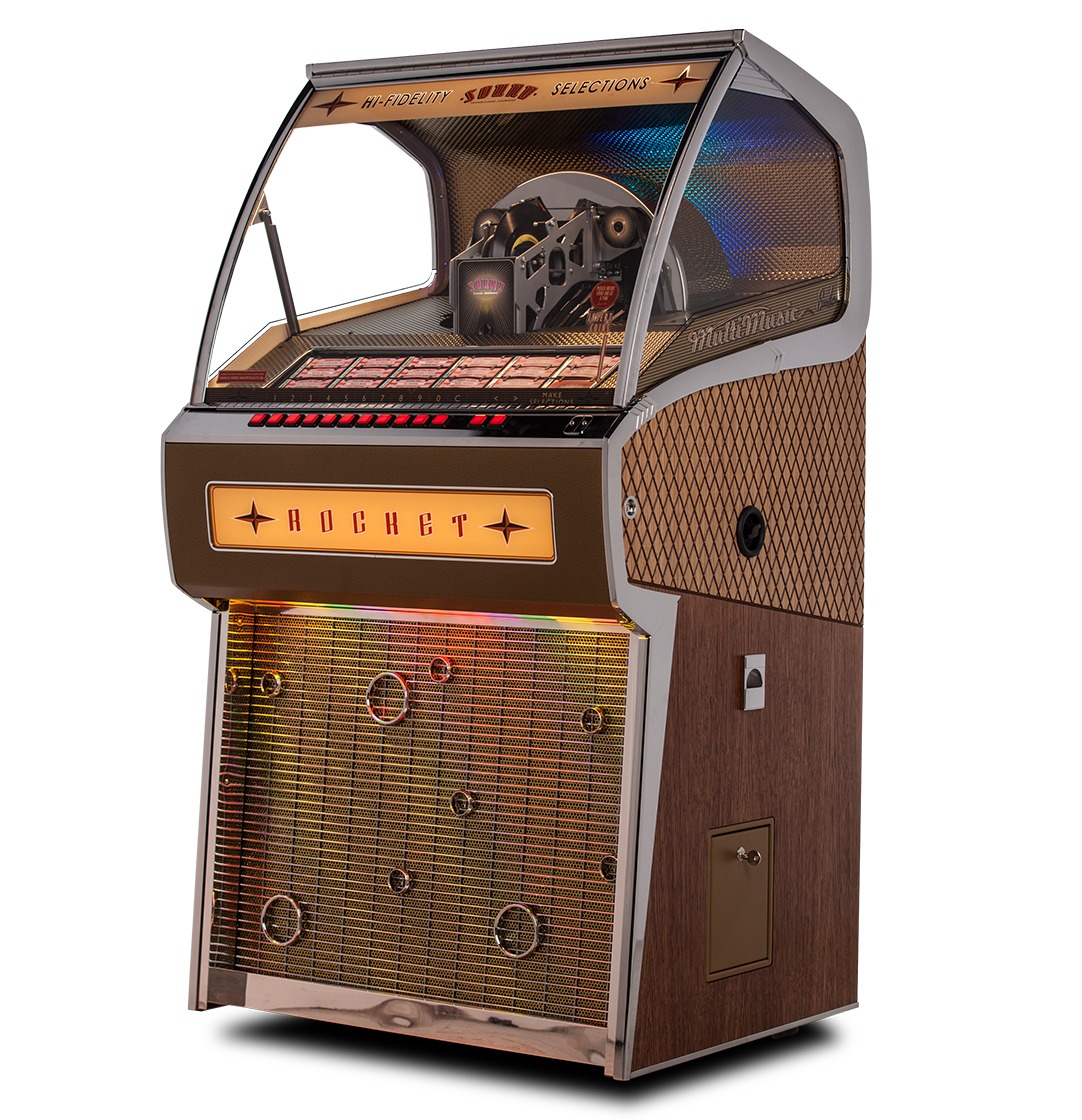 sound-leisure-rocket-vinyl-jukebox-50s-stil-vinyl-musikbox image 1