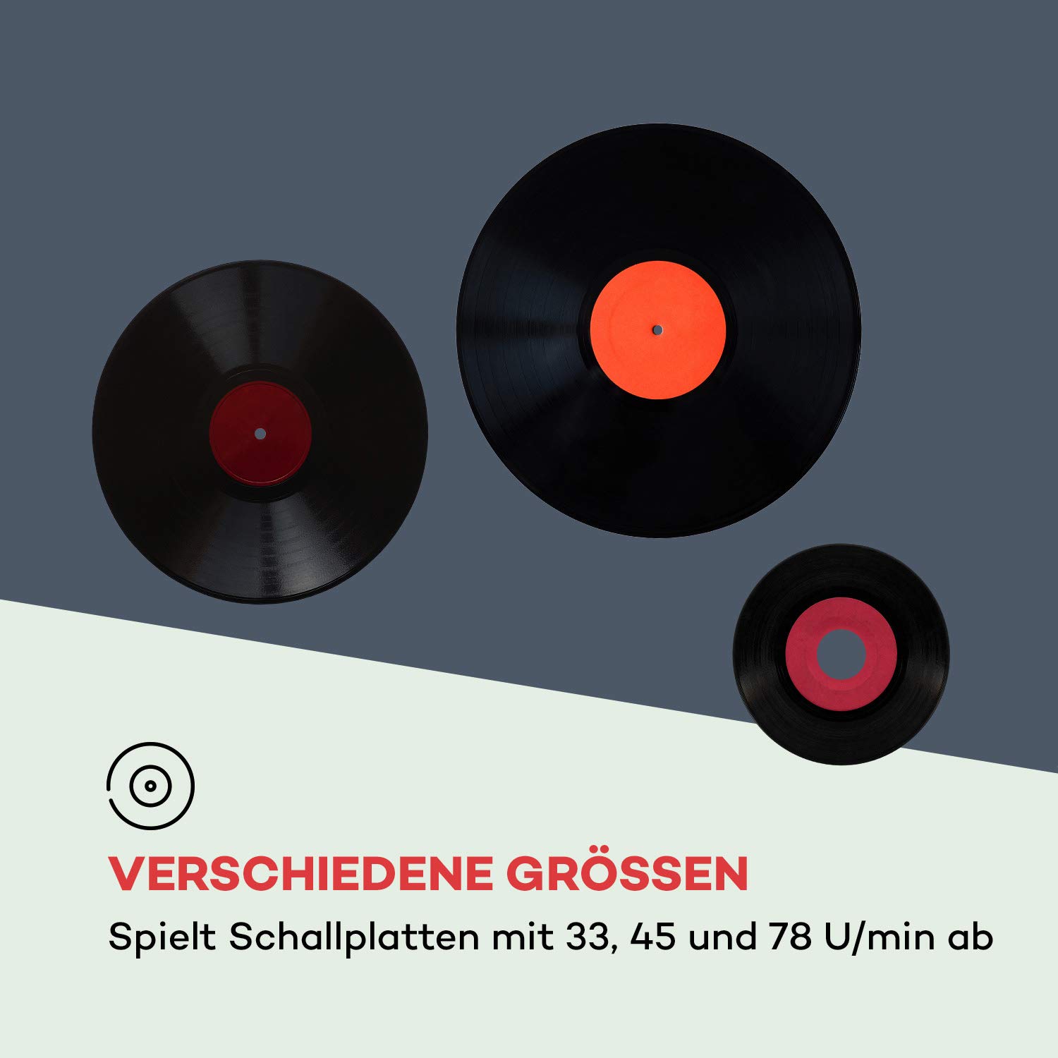 auna-challenger-lp-plattenspieler-mit-stereolautsprecher-bluetooth-und-ukw-radio image 7
