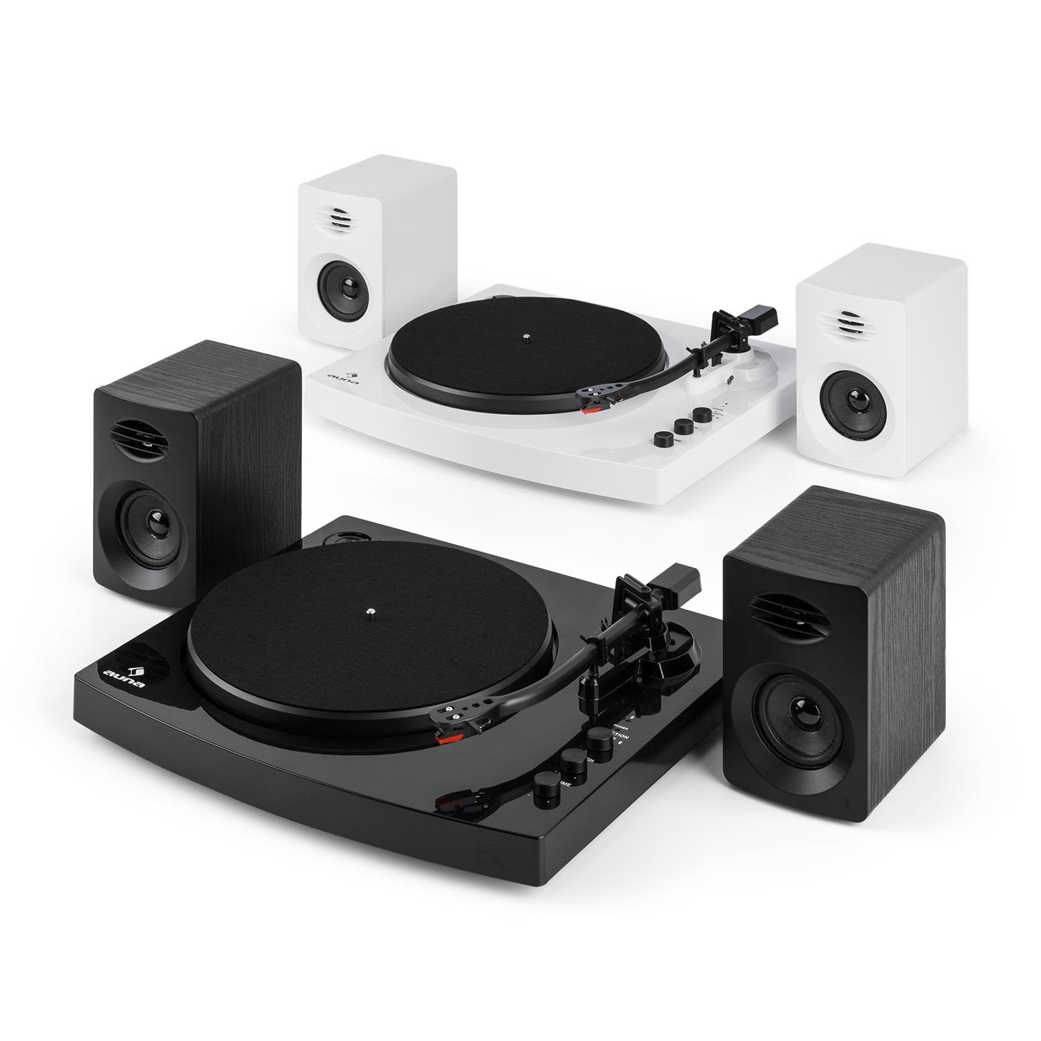 auna-tt-play-plattenspieler-set-mit-2-stereolautsprechern-bluetooth-wei image 8
