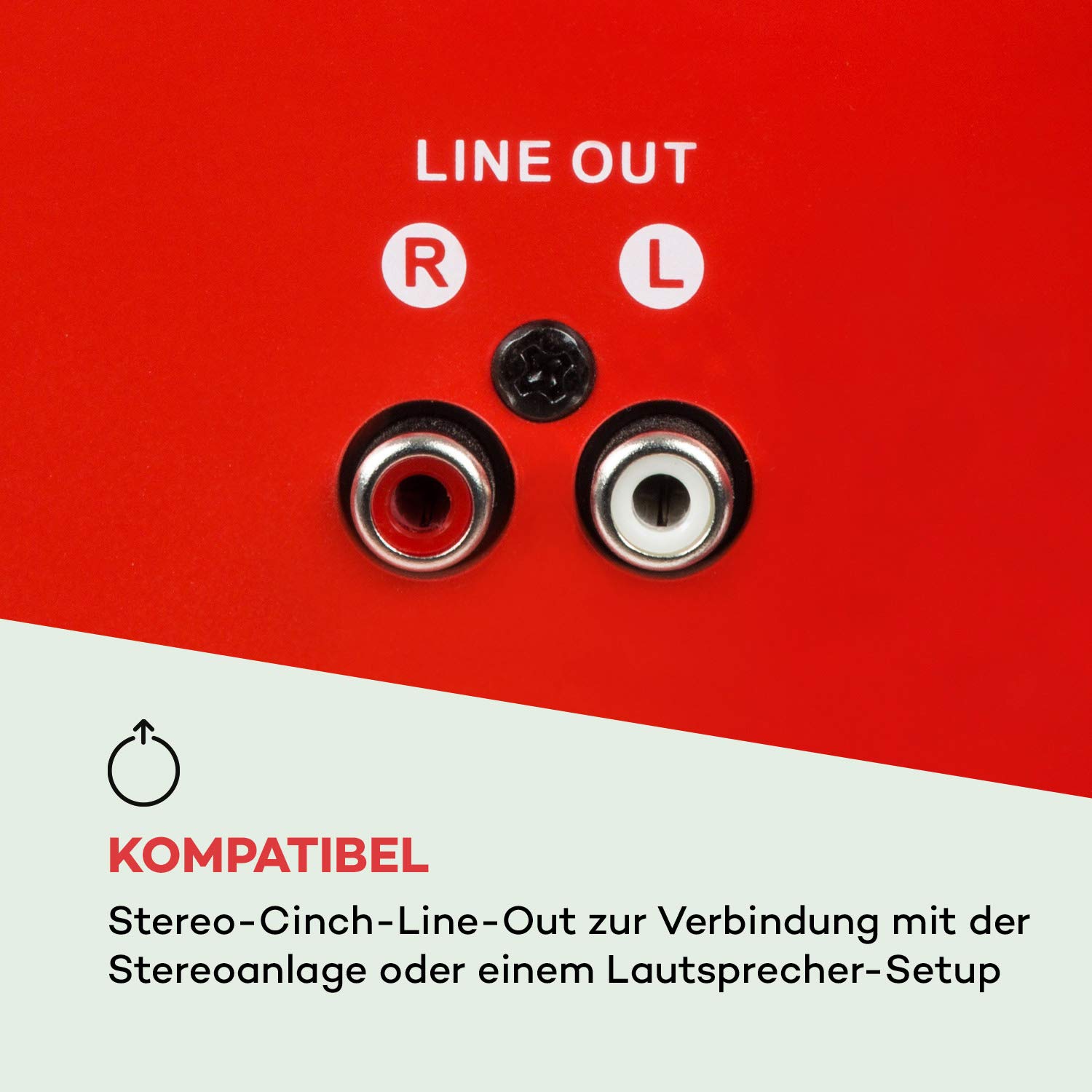 auna-challenger-lp-plattenspieler-mit-stereolautsprecher-bluetooth-und-ukw-radio image 4