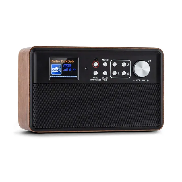 auna-nestor-dab-radio-f-r-senioren-2-4-tft-tastensperre-2x3w-braun image 1