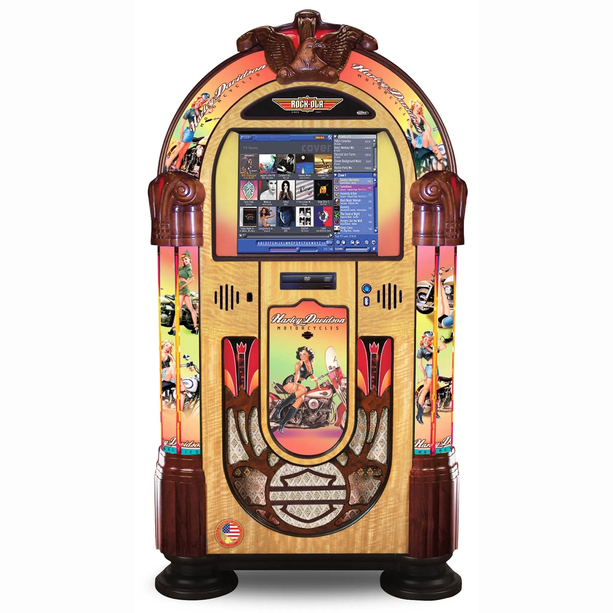rock-ola-bubbler-american-beauties-digital-music-center-jukebox image 1