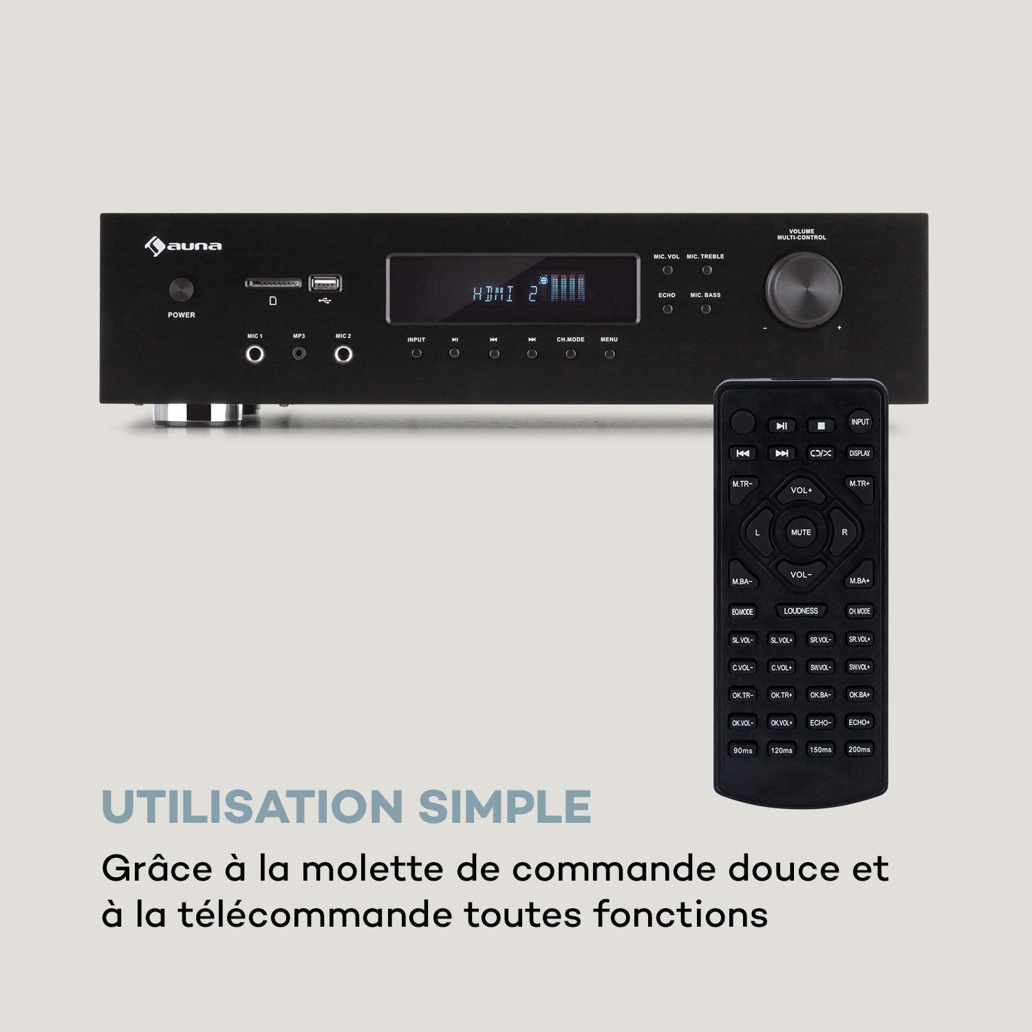 auna-amp-h260-5-1-receiver-verst-rker-mit-bluetooth-hdmi-und-usb-schwarz image 6