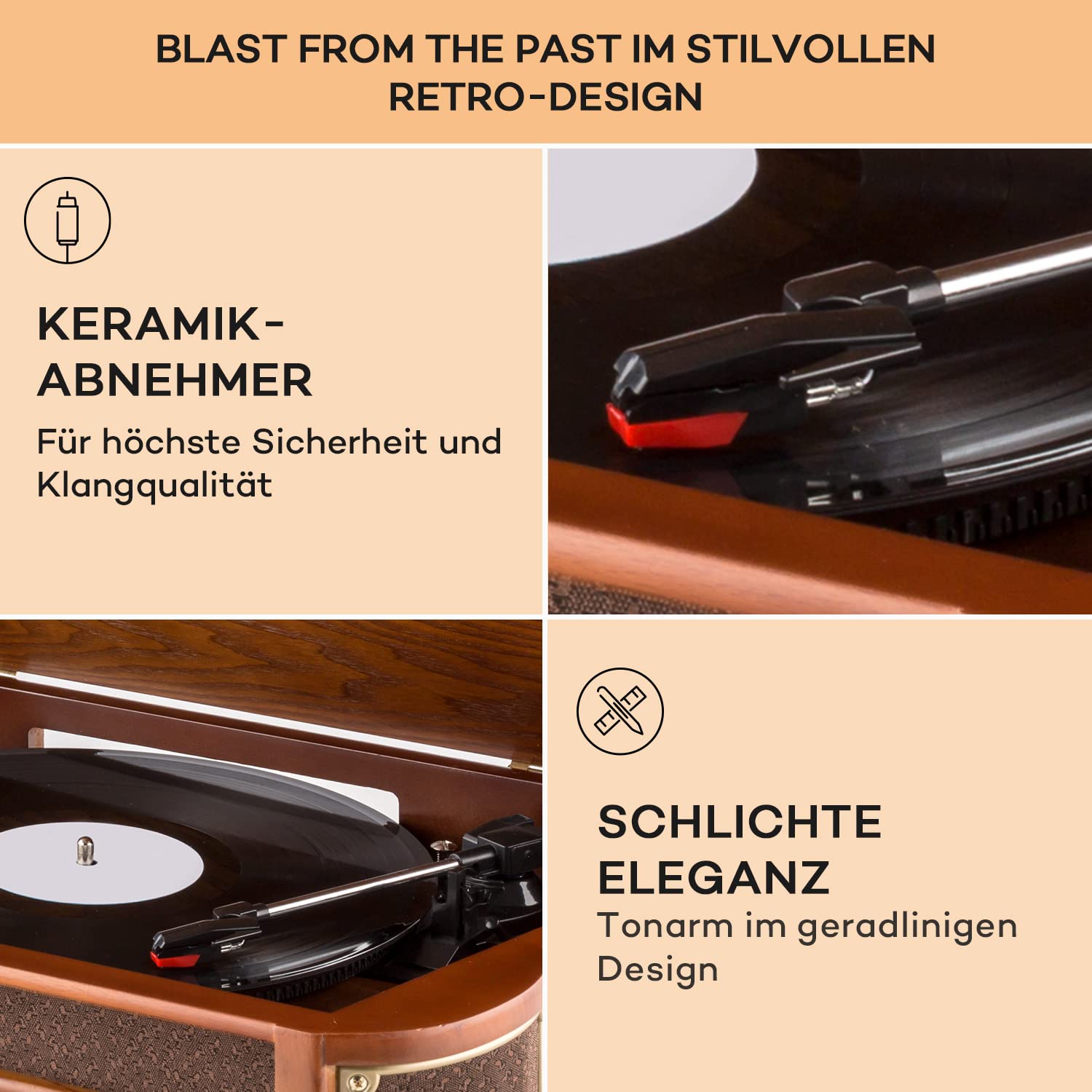 auna-retro-plattenspieler-mit-dab-radio-cd-player-lautsprecher-und-usb-aufnahme- image 5