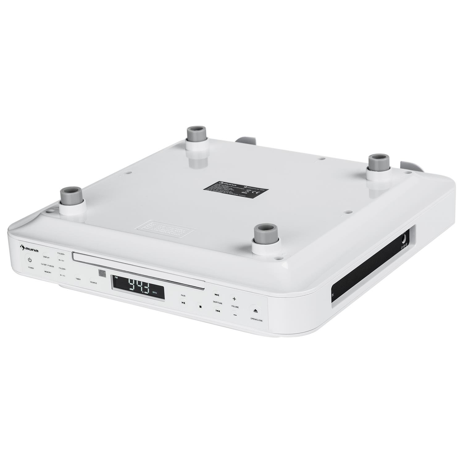 auna-krcd-100-bt-unterbau-k-chenradio-mit-cd-player-bluetooth-und-timer-wei image 8