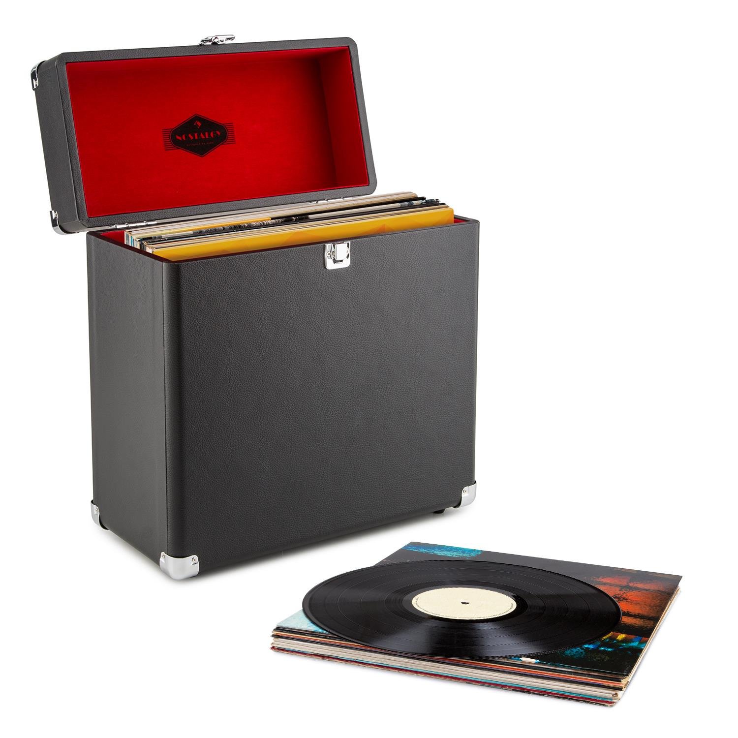 auna-jerry-lee-record-collector-set-plattenspieler-koffer-f-r-30-lps-schwarz image 6