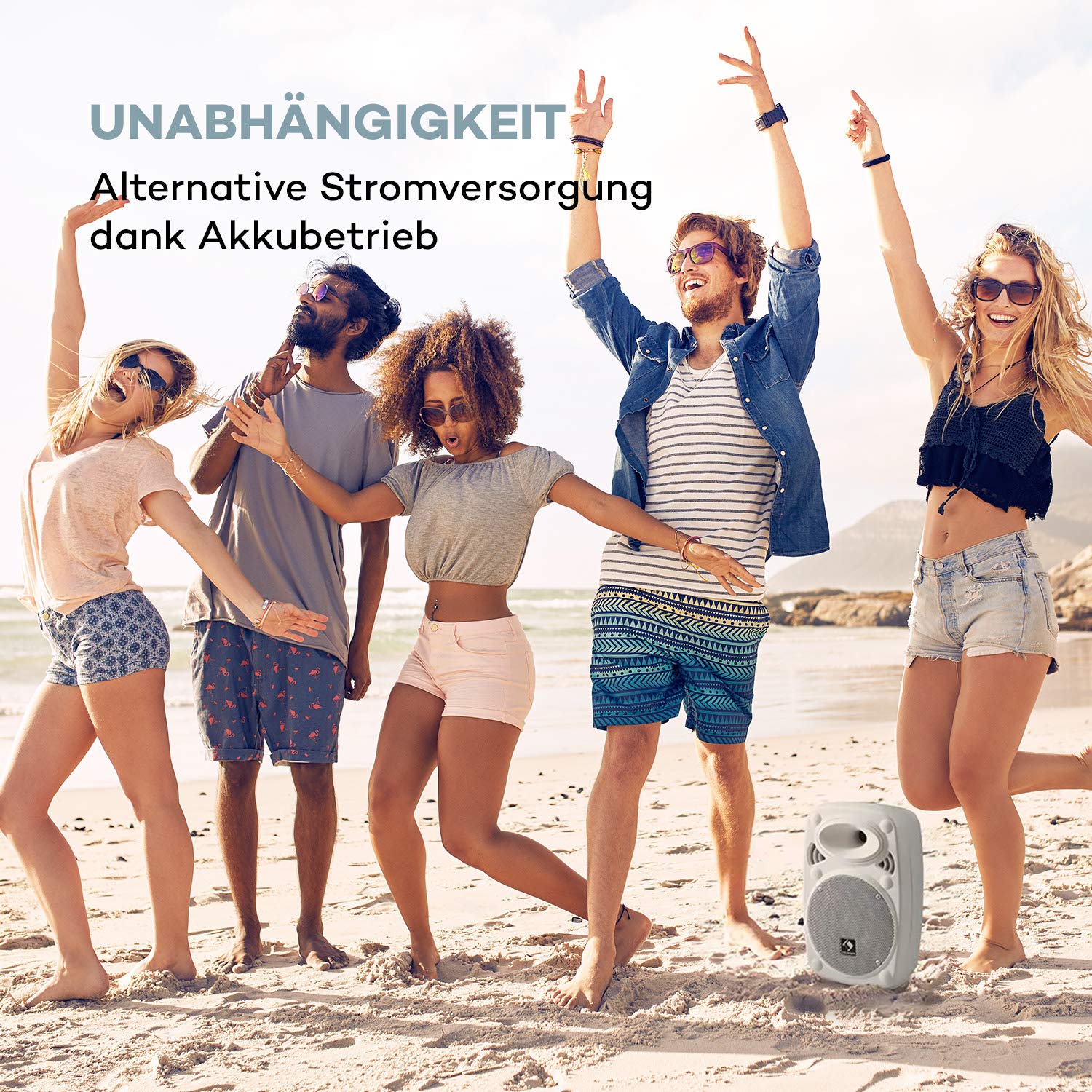 auna-streetstar-mobile-pa-anlage-mit-bluetooth-8-zoll-subwoofer-200w-max-uhf-mik image 6