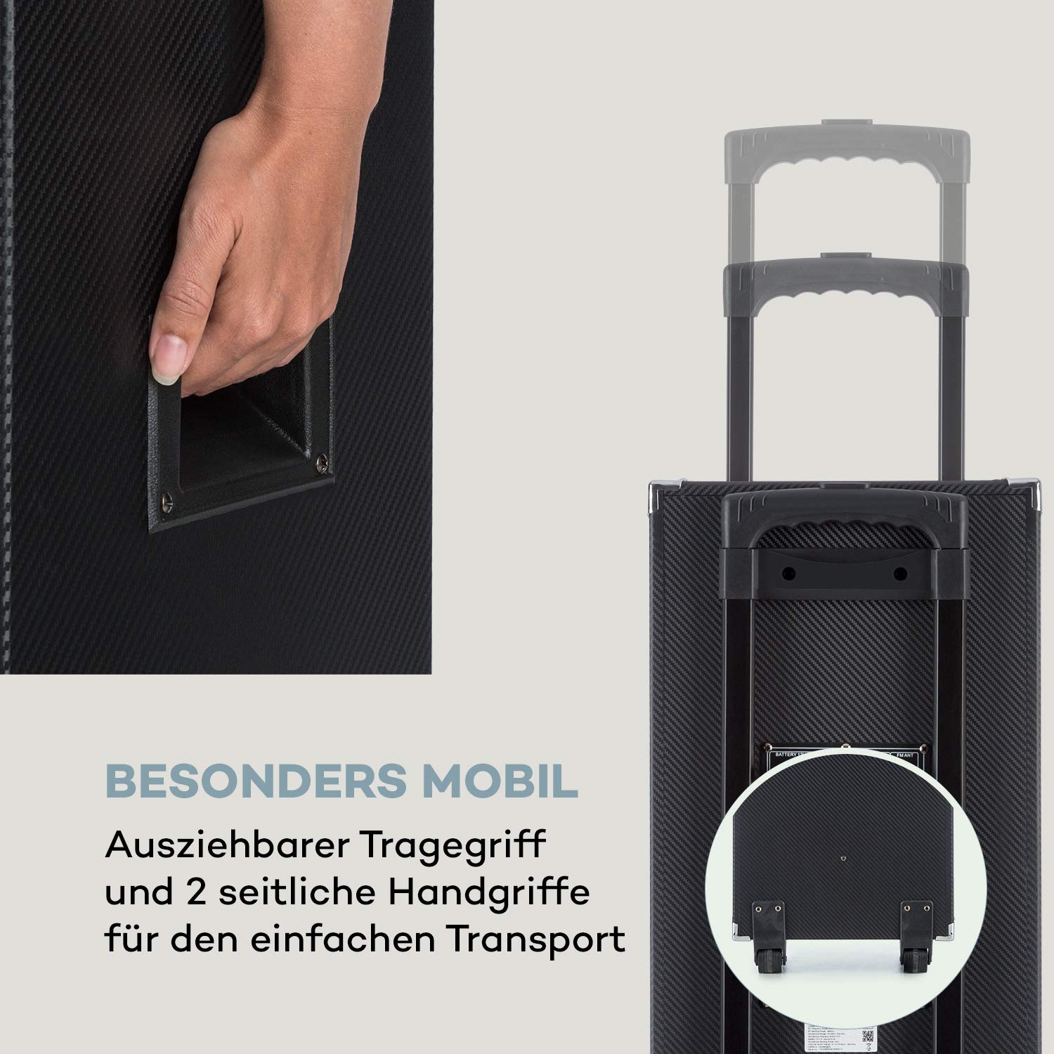 auna-pro-disgo-box-100-mobile-pa-anlage-schwarz-50w-mit-2-funkmikrofonen image 8