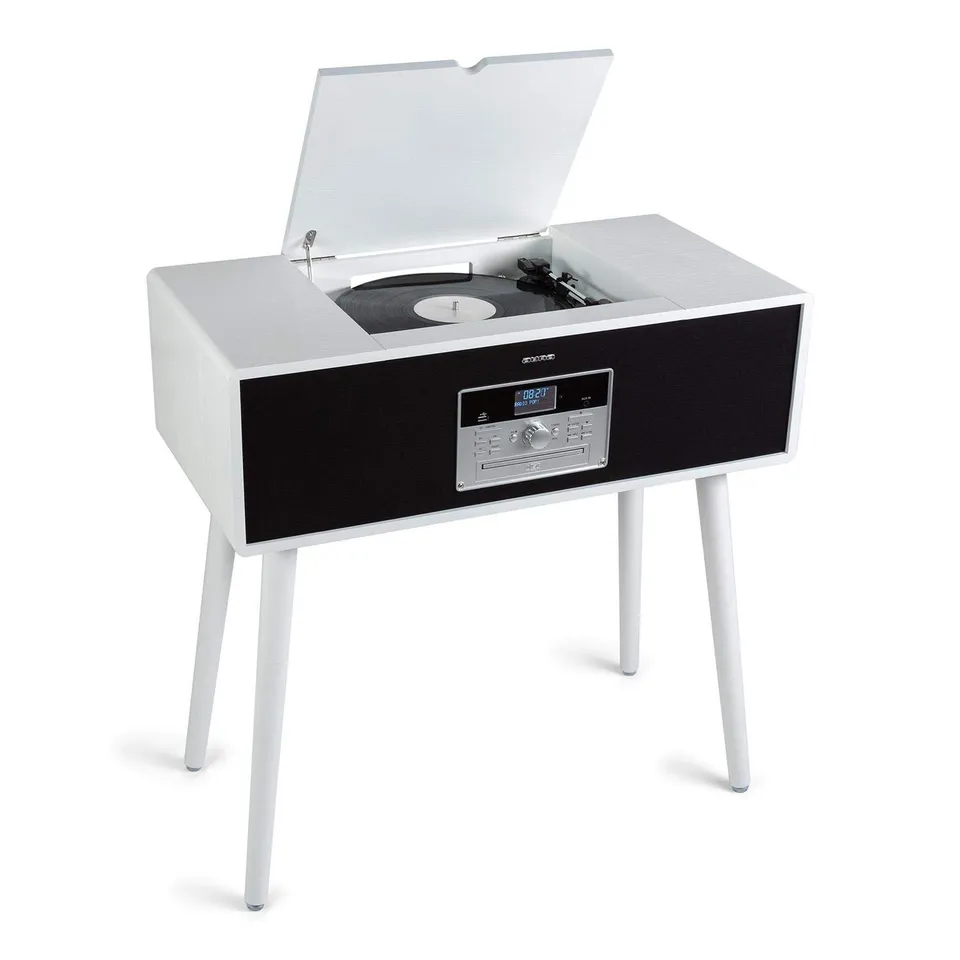 auna-julie-ann-plattenspieler-mit-standbeinen-vinyl-33-45-78-dab-ukw-cd-bluetoot image 1
